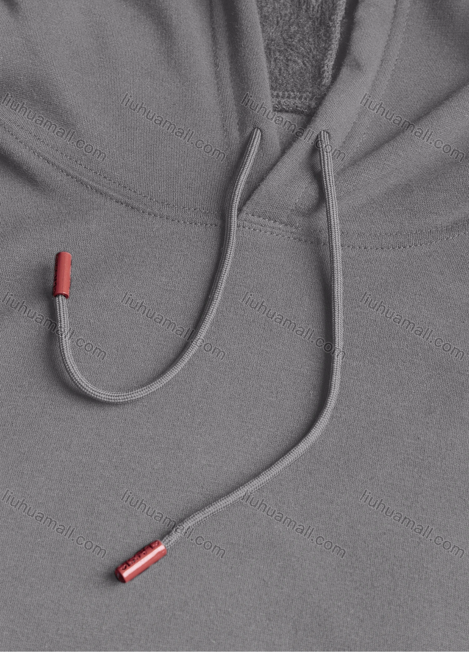 Wholesale Men's Casual Plain Kangaroo Pocket Thermal Drawstring Hoodie M1006# - Liuhuamall