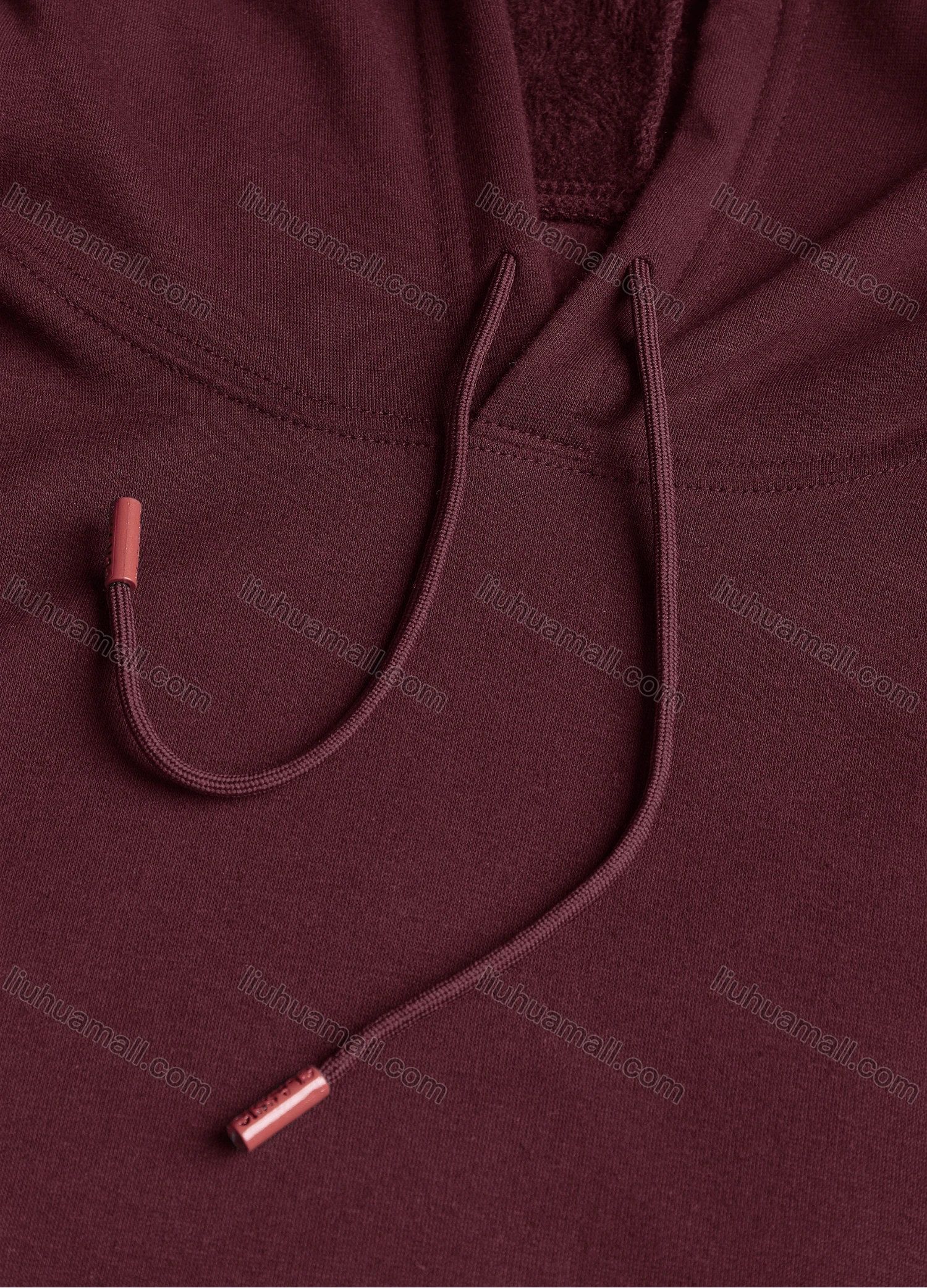 Wholesale Men's Casual Plain Kangaroo Pocket Thermal Drawstring Hoodie M1006# - Liuhuamall