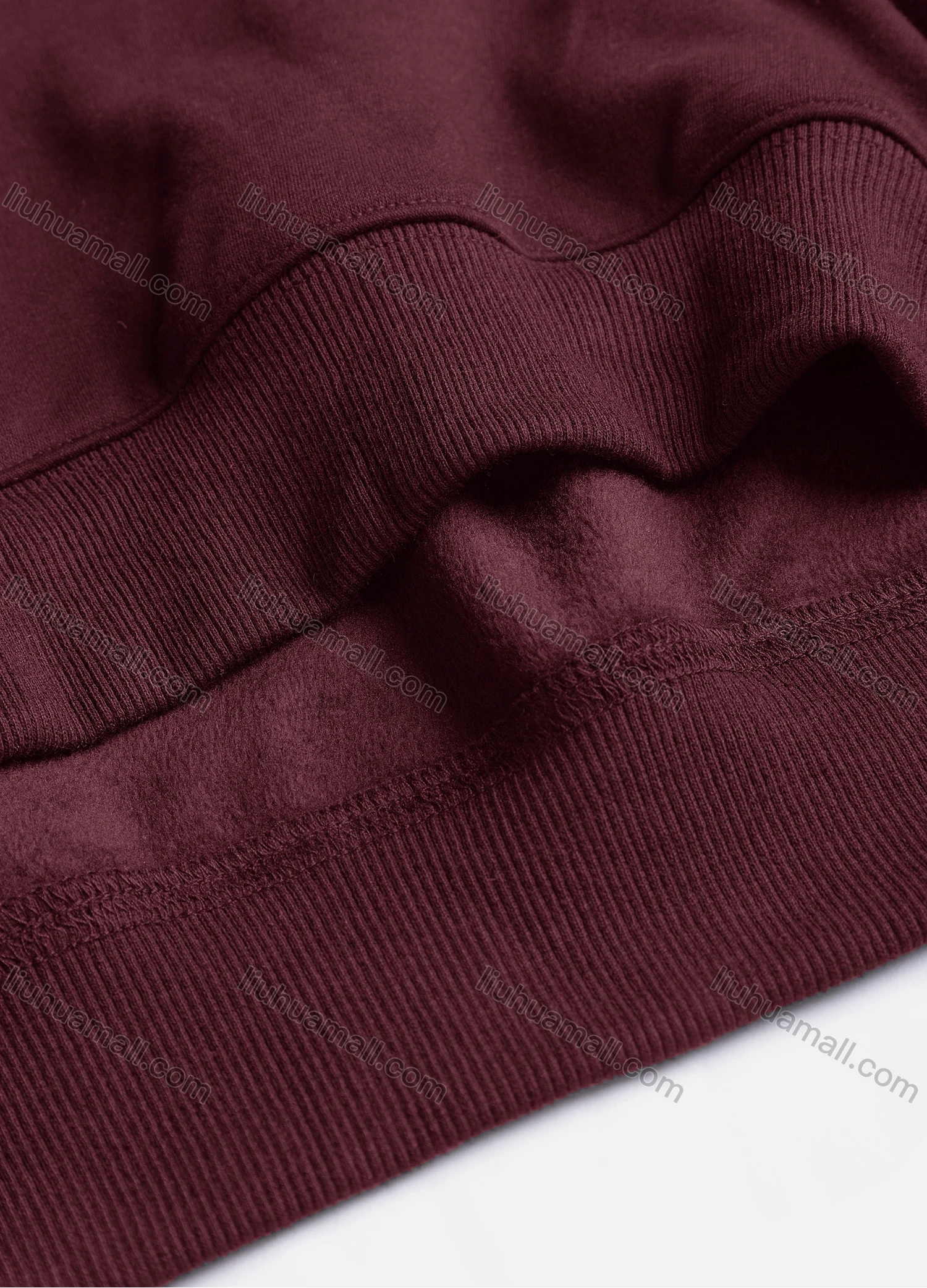 Wholesale Men's Casual Plain Kangaroo Pocket Thermal Drawstring Hoodie M1006# - Liuhuamall