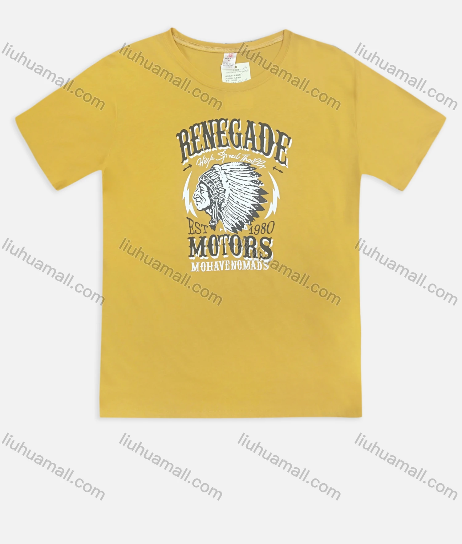 Wholesale Men's Casual Crew Neck Short Sleeve Letter Graphic T-shirt - Liuhuamall