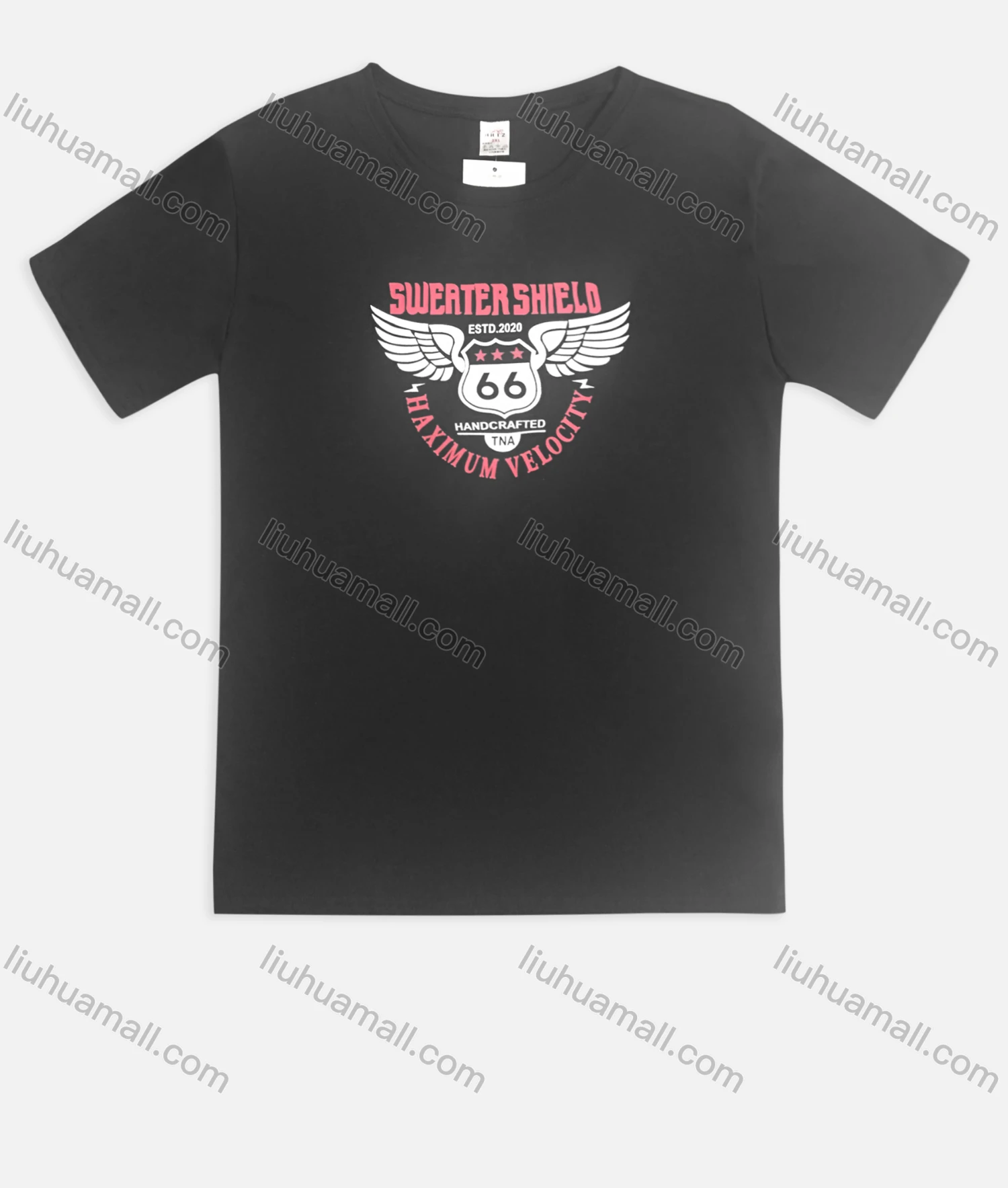 Wholesale Men's Casual Short Sleeve Crew Neck Letter Graphic T-shirt - Liuhuamall