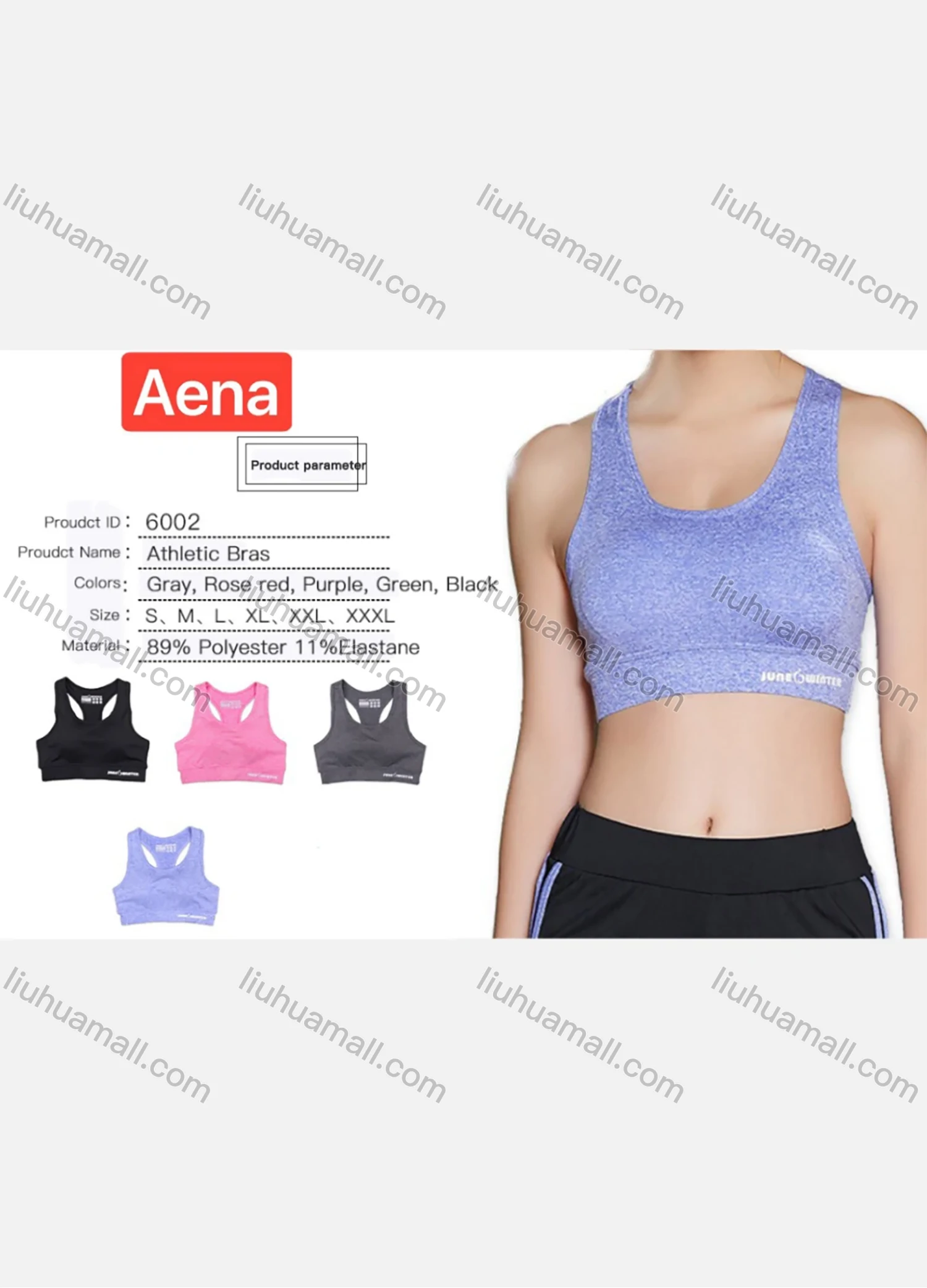 Wholesale Women's Comfy Racerback Workout Gym Long Line Seamless Fitness Sports Bra - Liuhuamall
