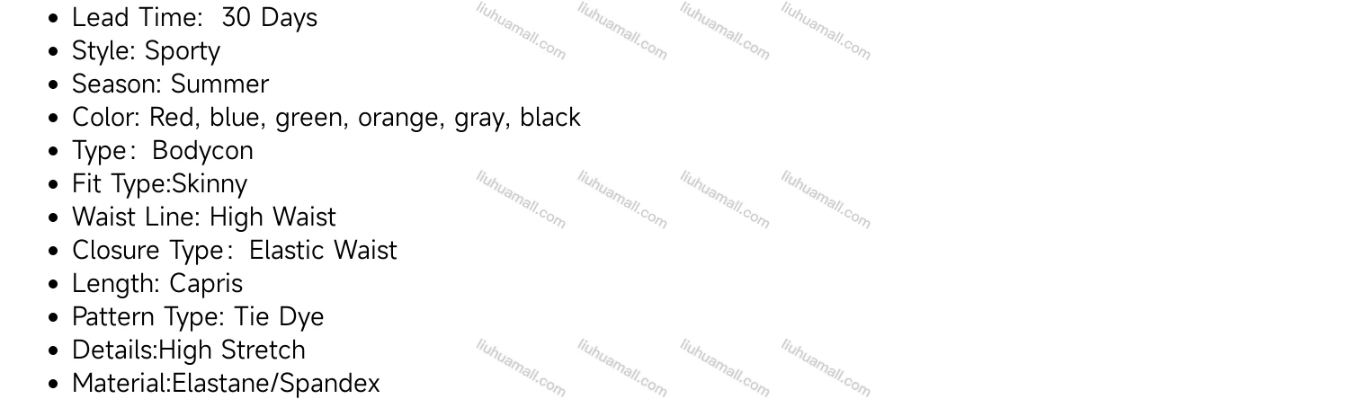 Wholesale Women's Tie Dye Seamless Leggings High Waist Yoga Pants - Liuhuamall