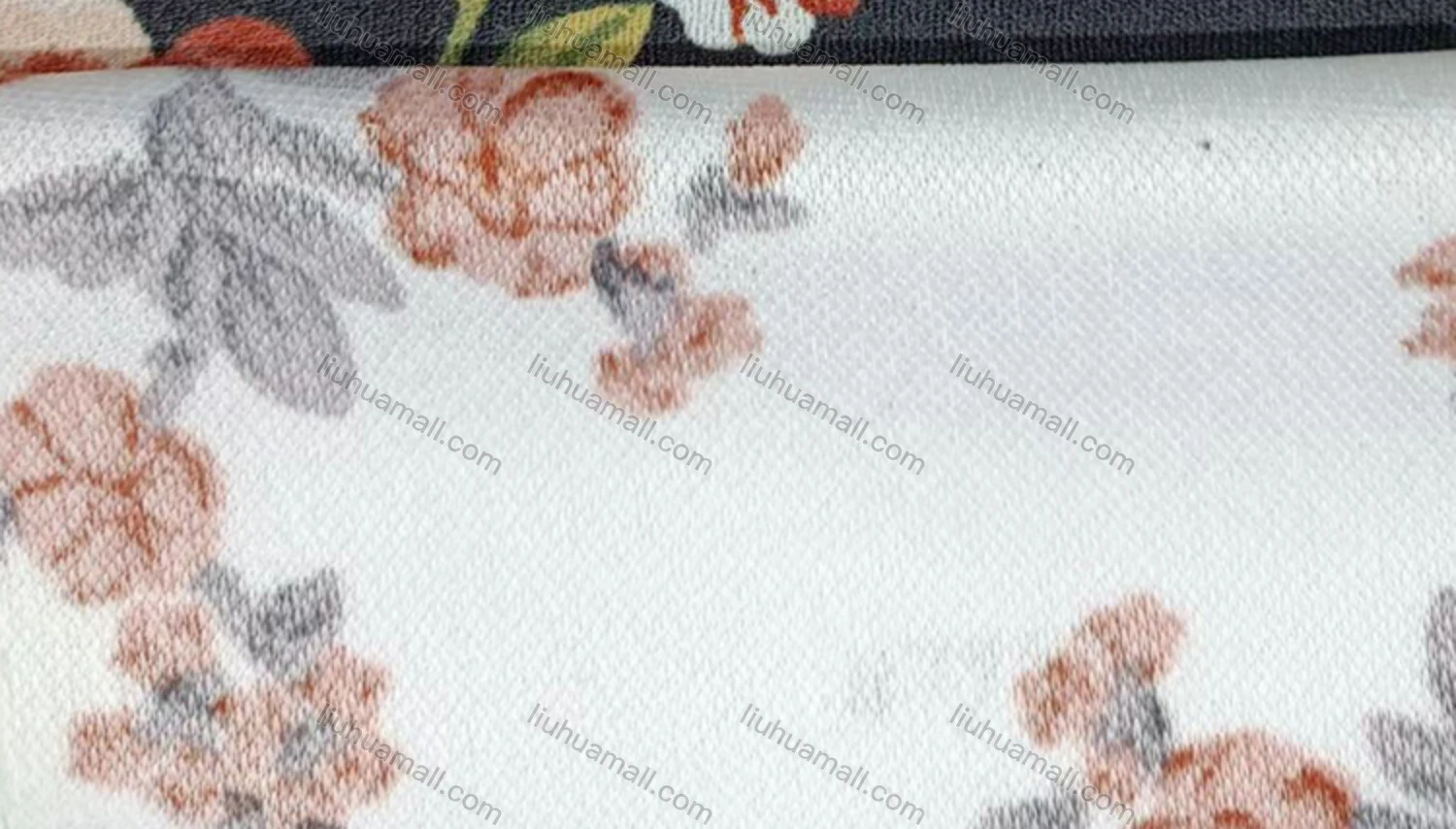 Wholesale Women's Casual Mock Neck Long Sleeve Zip Floral Print Jacket 6362# - Liuhuamall