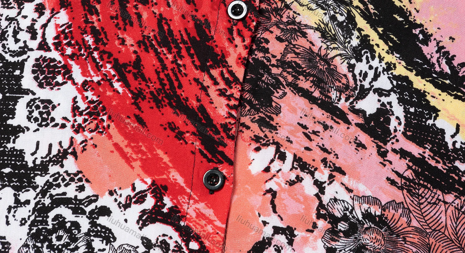 Wholesale Women's Vintage Long Sleeve Floral Collared Button Down Shirt 23072# - Liuhuamall