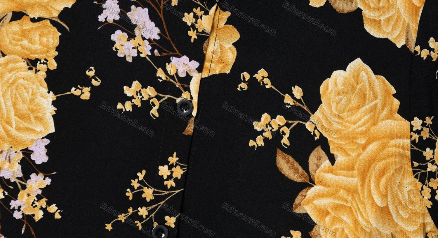 Wholesale Women's Vintage Long Sleeve Floral Pattern Collared Button Down Shirt 23069# - Liuhuamall