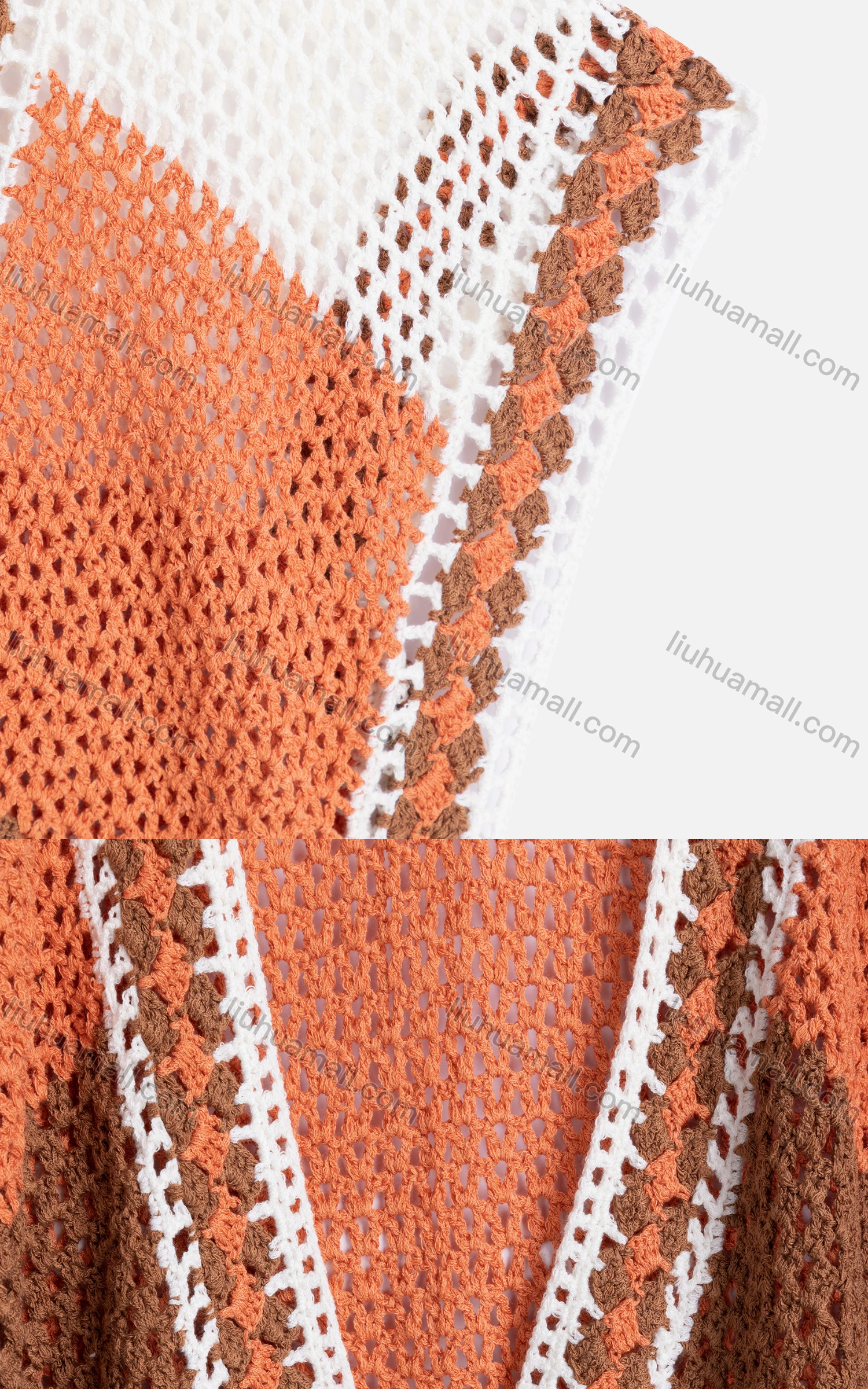 Wholesale Women's Casual Bat Sleeve Hollow Out Knit Cover Up Cardigan A521# - Liuhuamall