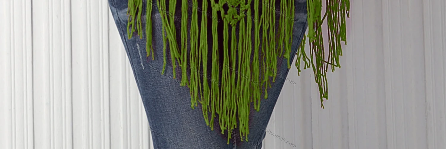 Wholesale Women's Casual Turtleneck Half Sleeve Scarf Hem Striped Knit Cape 2983# - Liuhuamall
