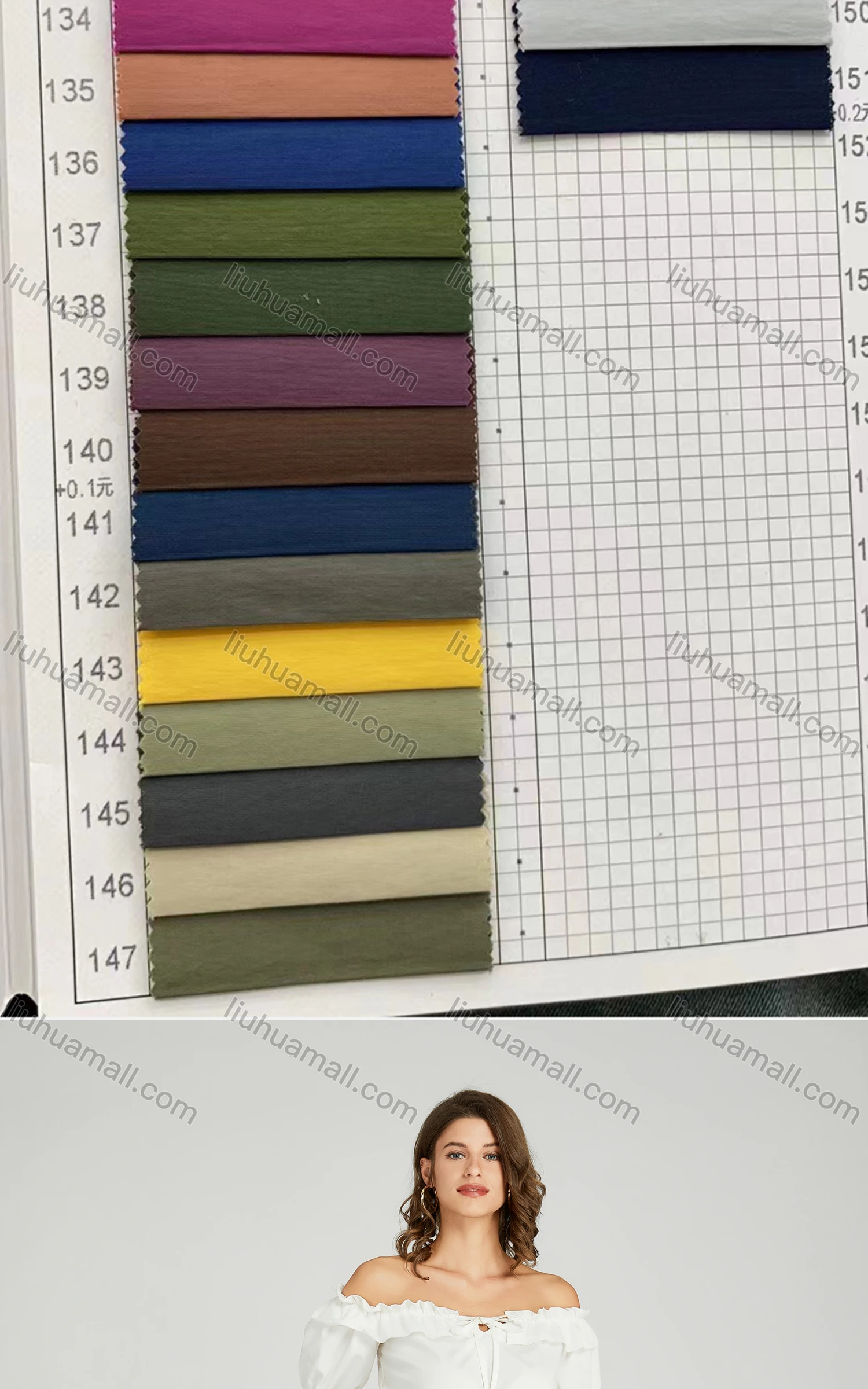 Wholesale Women's Casual Wide Leg High Waist Plain Pants MT316# - Liuhuamall