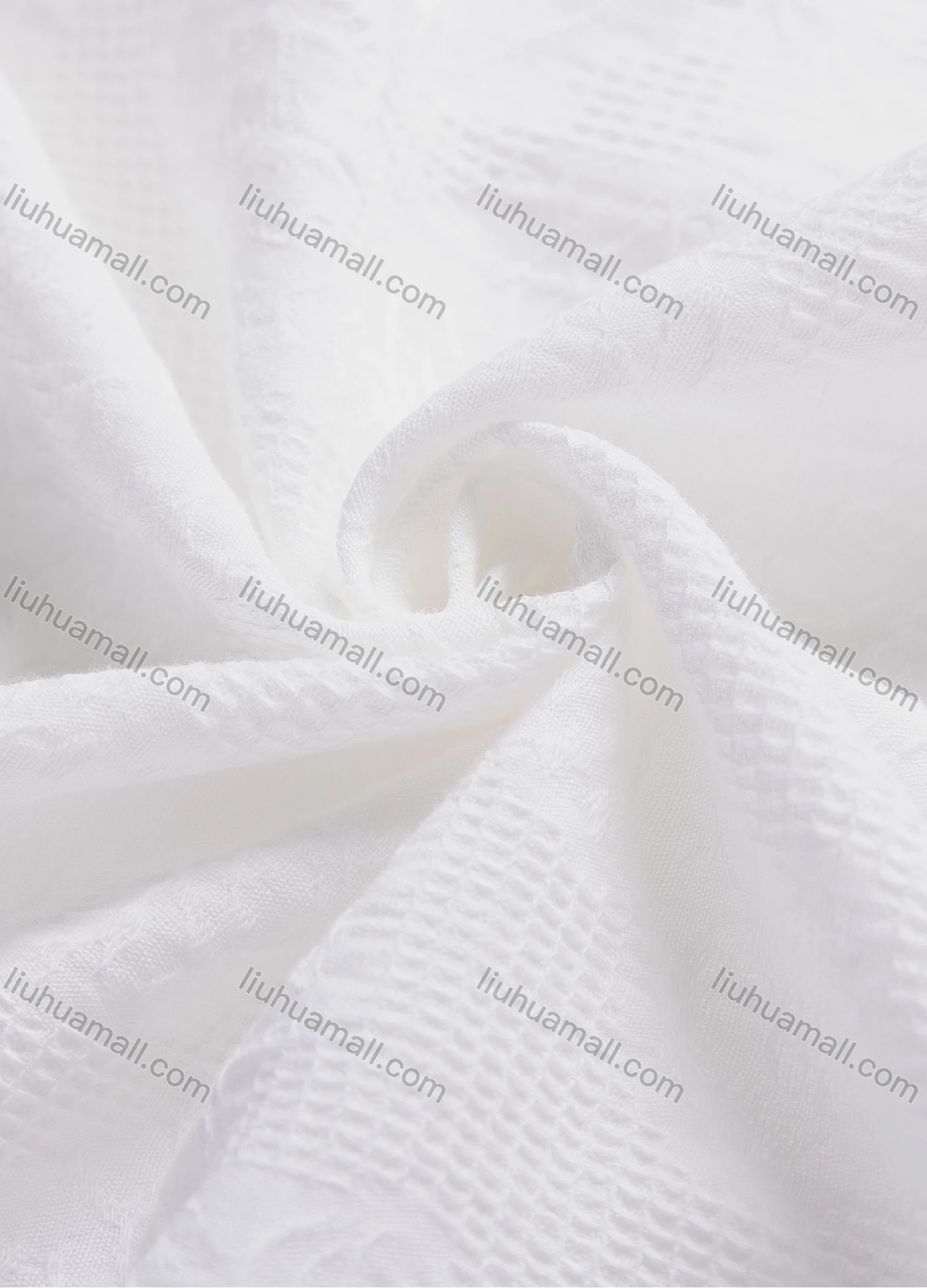 Wholesale Women's Casual Plain V Neck Drawstring Long Sleeve Button Down Crop Top 1258# - Liuhuamall