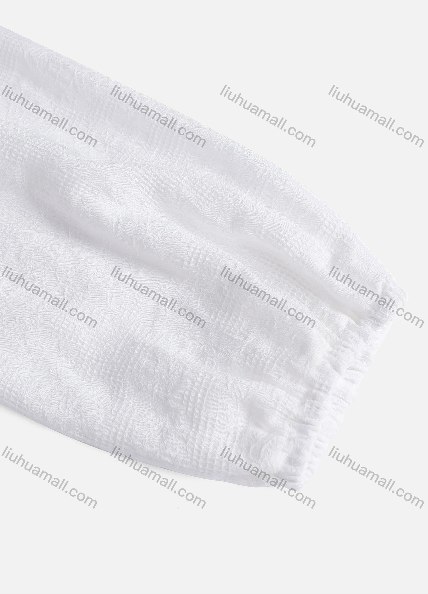 Wholesale Women's Casual Plain V Neck Drawstring Long Sleeve Button Down Crop Top 1258# - Liuhuamall