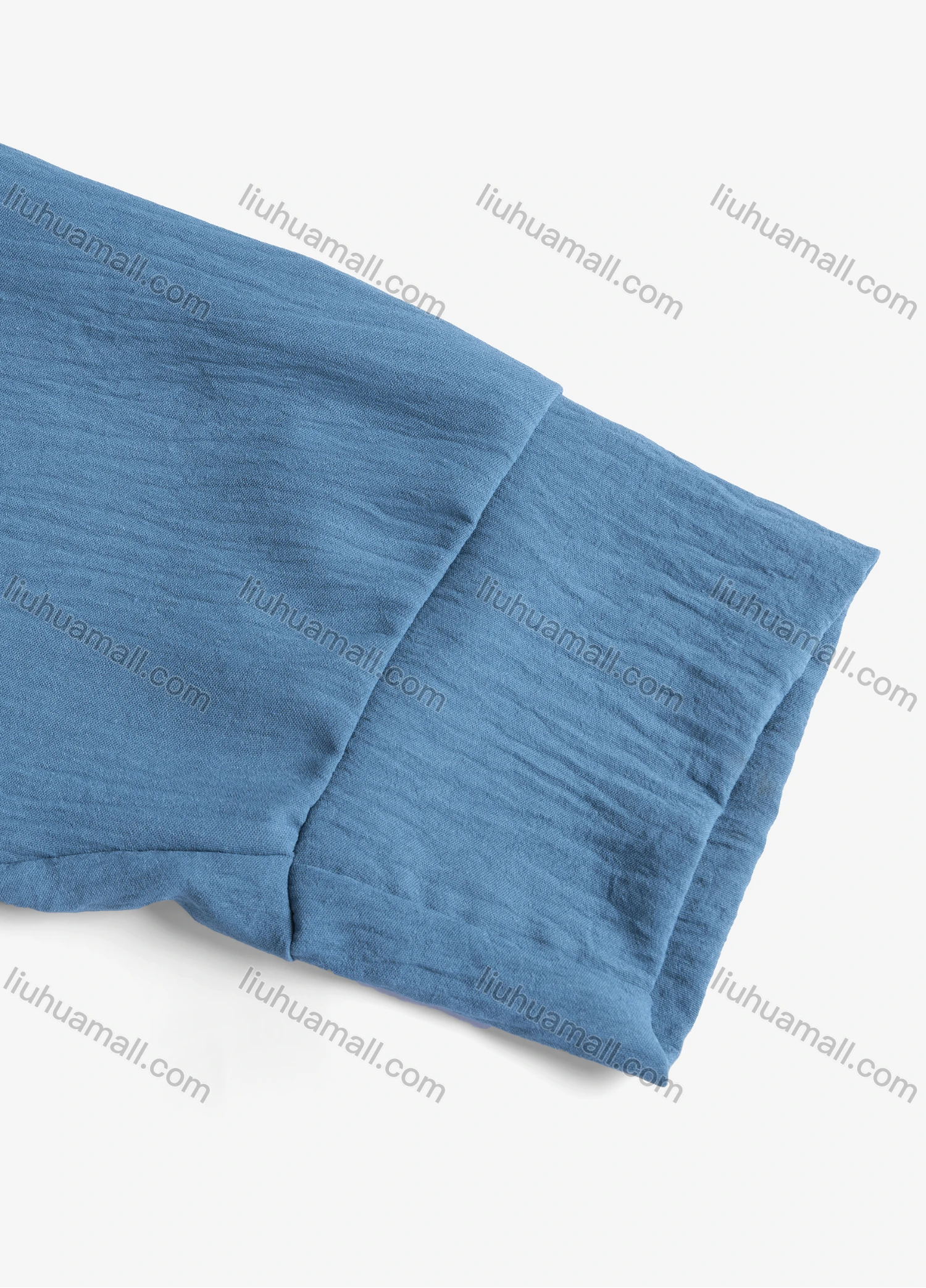 Wholesale Women's Casual Plain Collared 3/4 Sleeve Button Down Split Side High Low Hem Tunic 1290# - Liuhuamall