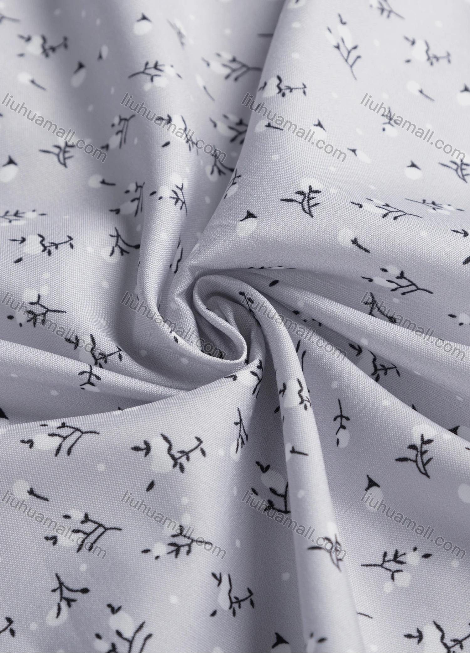 Wholesale Women's Casual Allover Print Crew Neck Long Sleeve High Low Hem Button Down Top 1402# - Liuhuamall