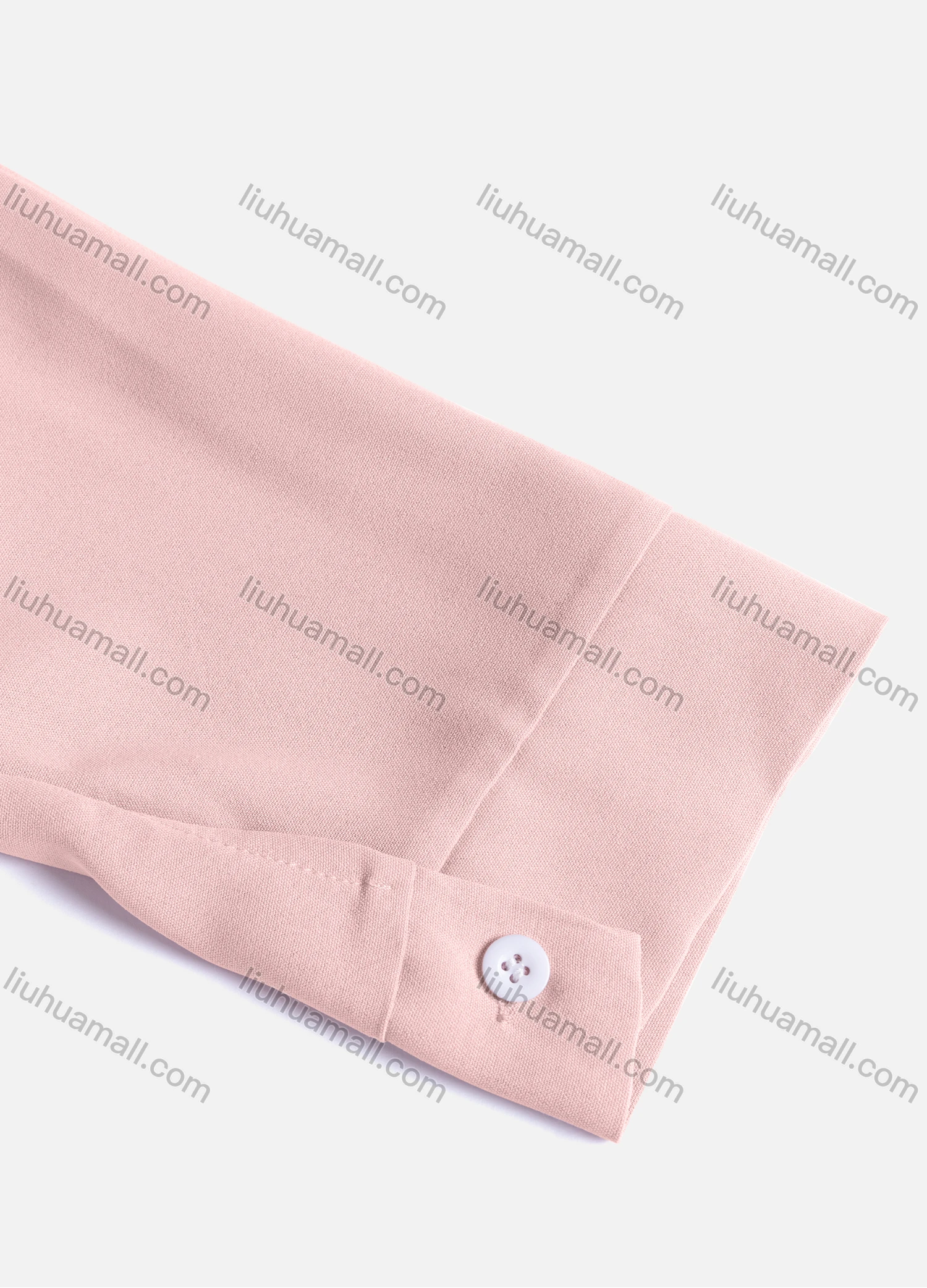 Wholesale Women's Casual Plain Mock Neck Long Sleeve Ruched High Low Hem Button Front Top 1406# - Liuhuamall