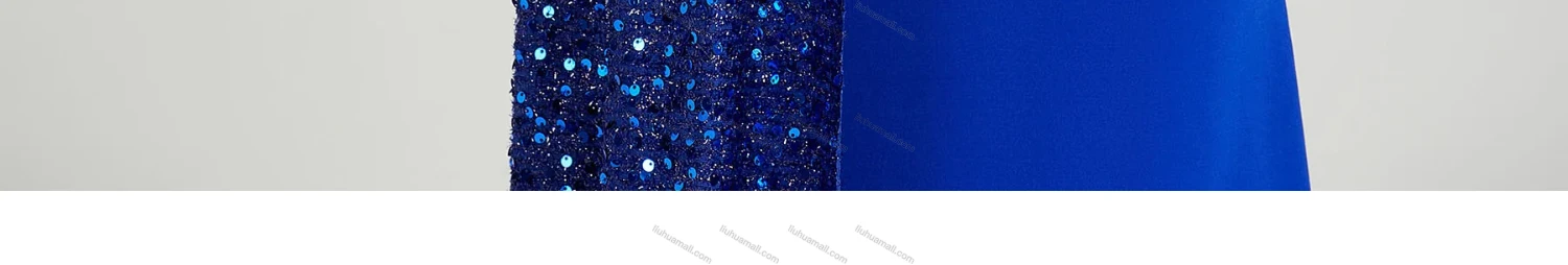 Wholesale Women's Elegant Sleeveless Spaghetti Strap Sequin Mermaid Evening Dress 5051# - Liuhuamall