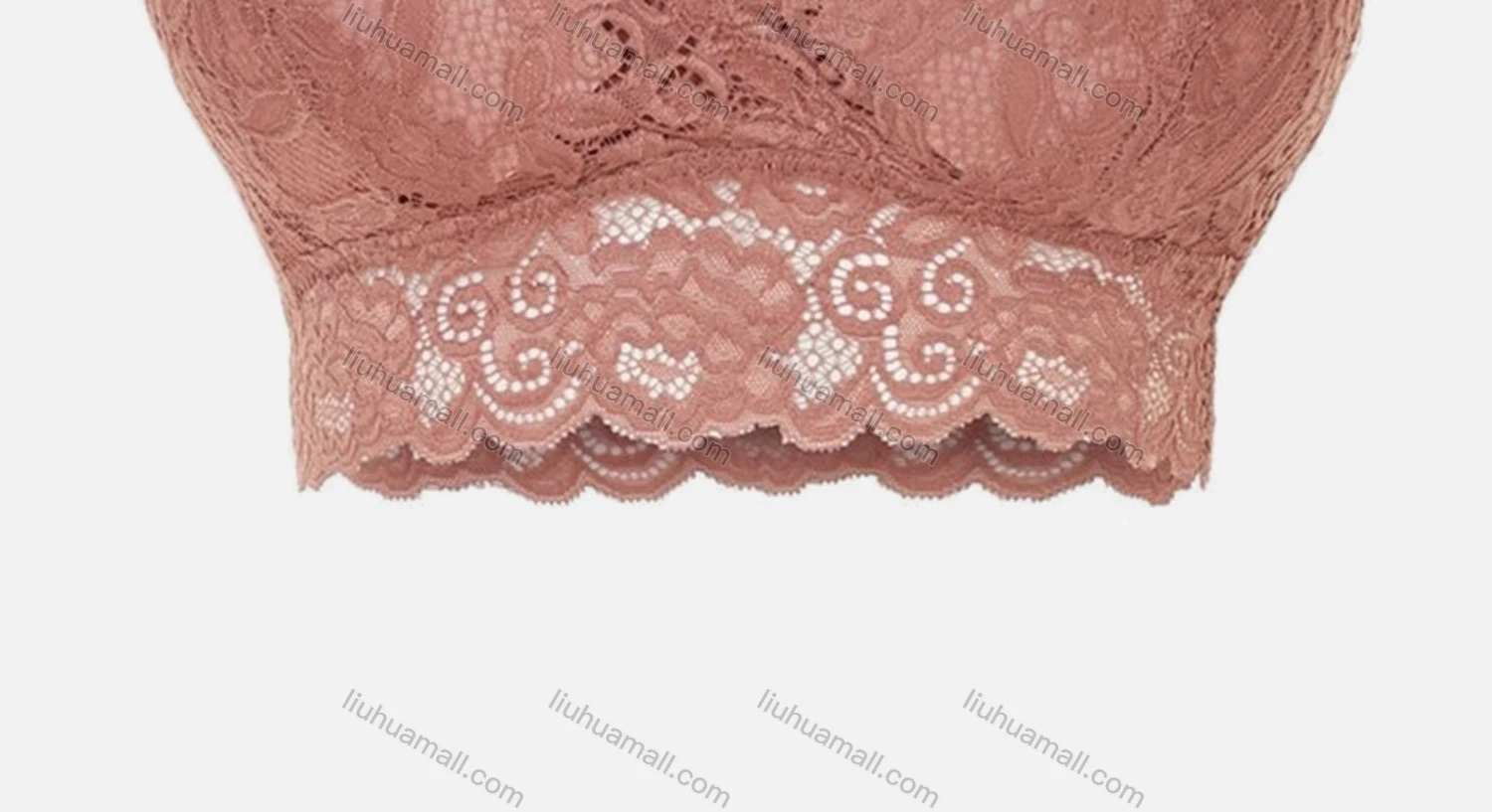Wholesale Women's Breathable Seamless Guipure Lace Plain Bra 1287# - Liuhuamall