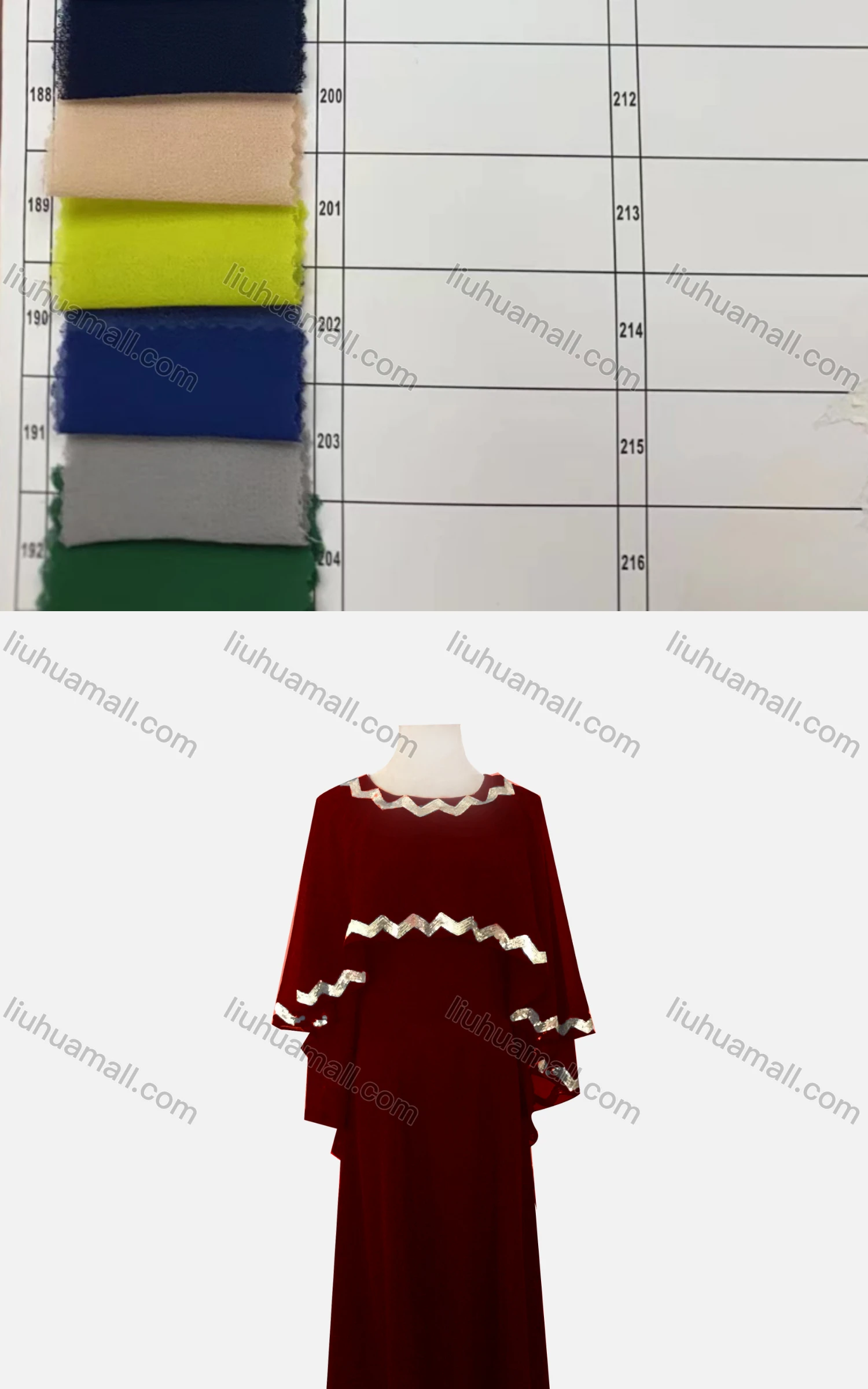 Wholesale Women's Elegant Plain Long Sleeve Maxi Dress With Chevron Print Cover Up - Liuhuamall