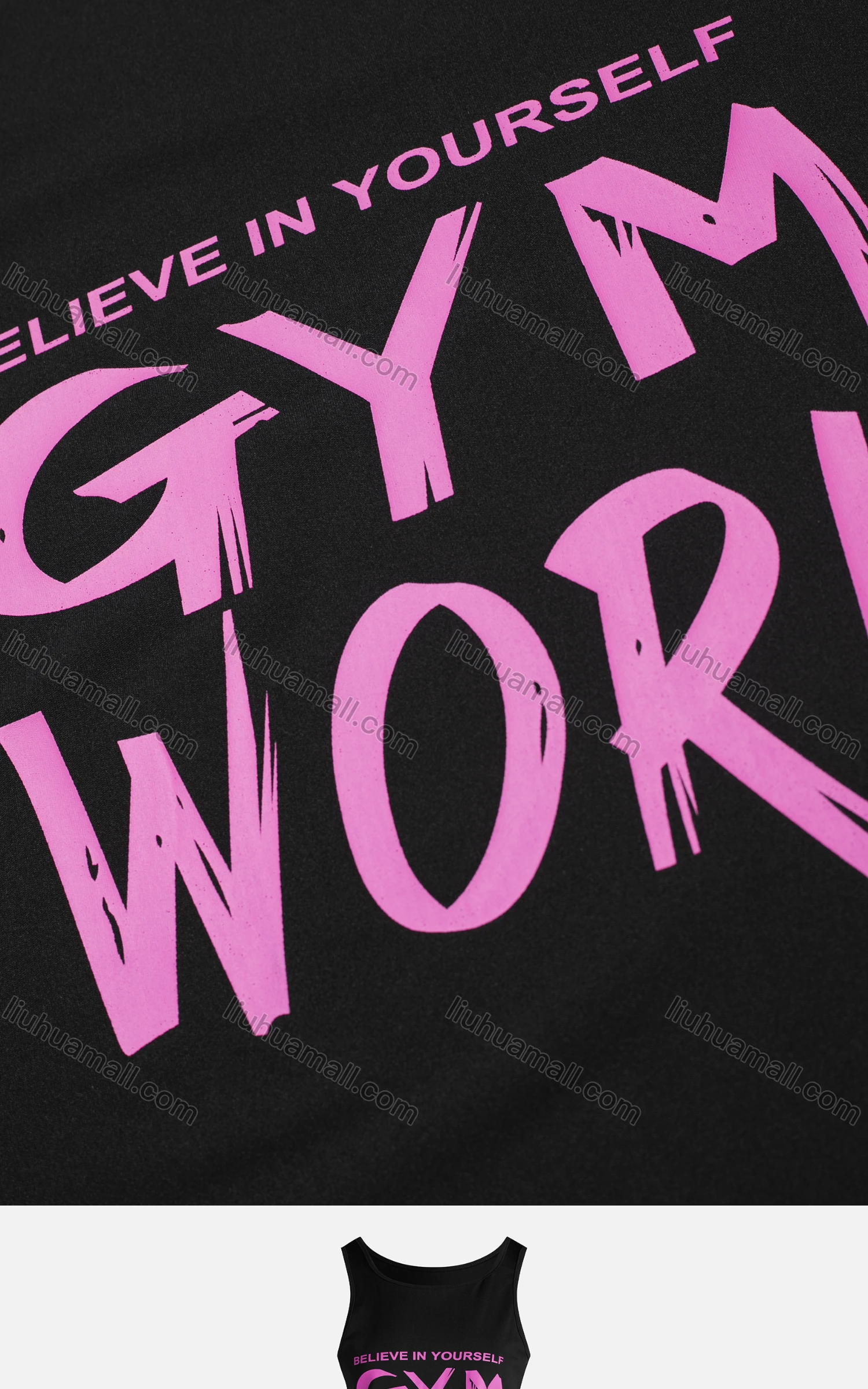 Wholesale Women's Sporty Breathable Quick Dry Letter Tank Top & High Waist Leggings 2 Piece Yoga Workout Outfits 1008#&1013# - Liuhuamall