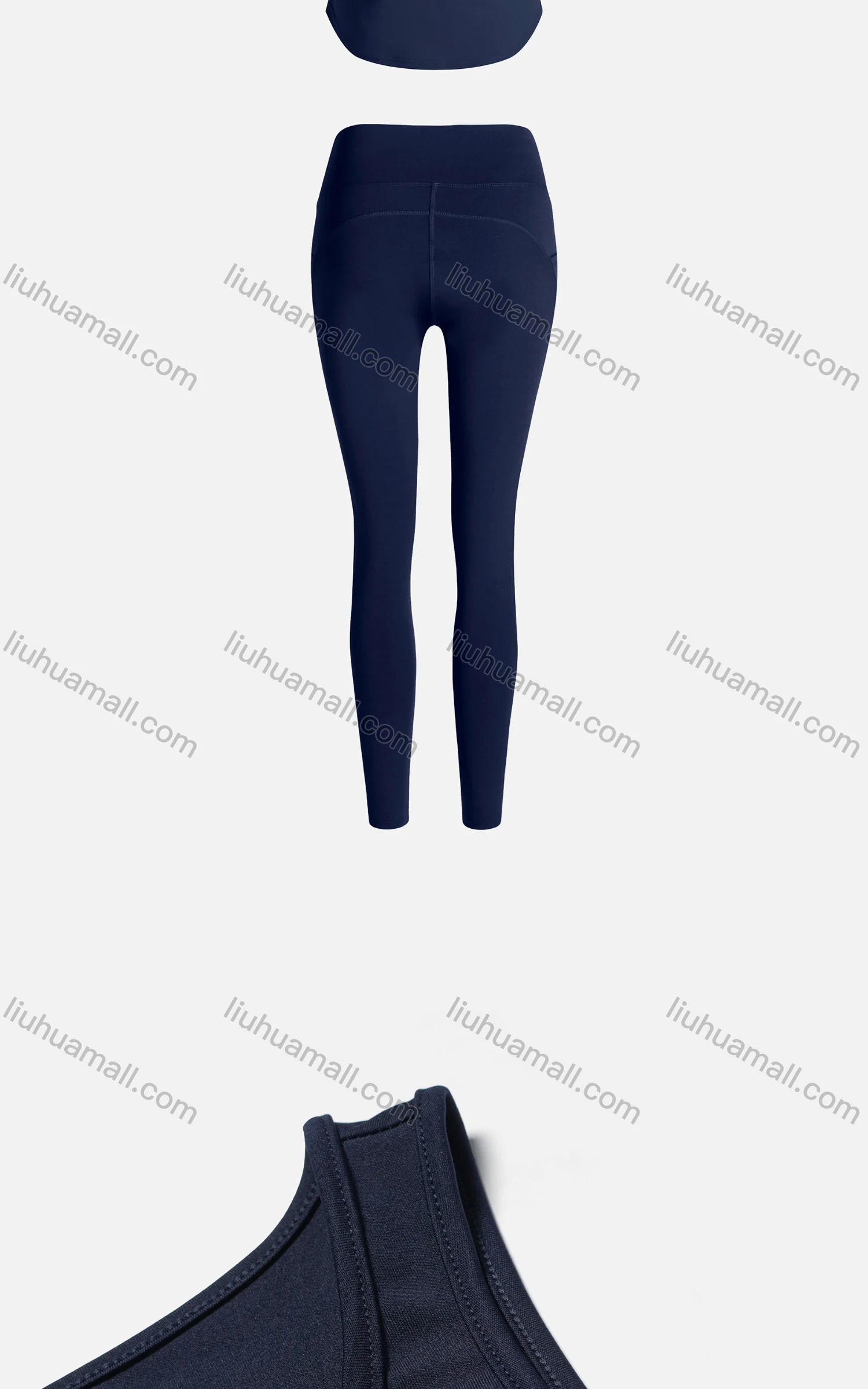 Wholesale Women's Sporty Breathable Quick Dry Letter Tank Top & High Waist Leggings 2 Piece Yoga Workout Outfits 1007#&1014# - Liuhuamall