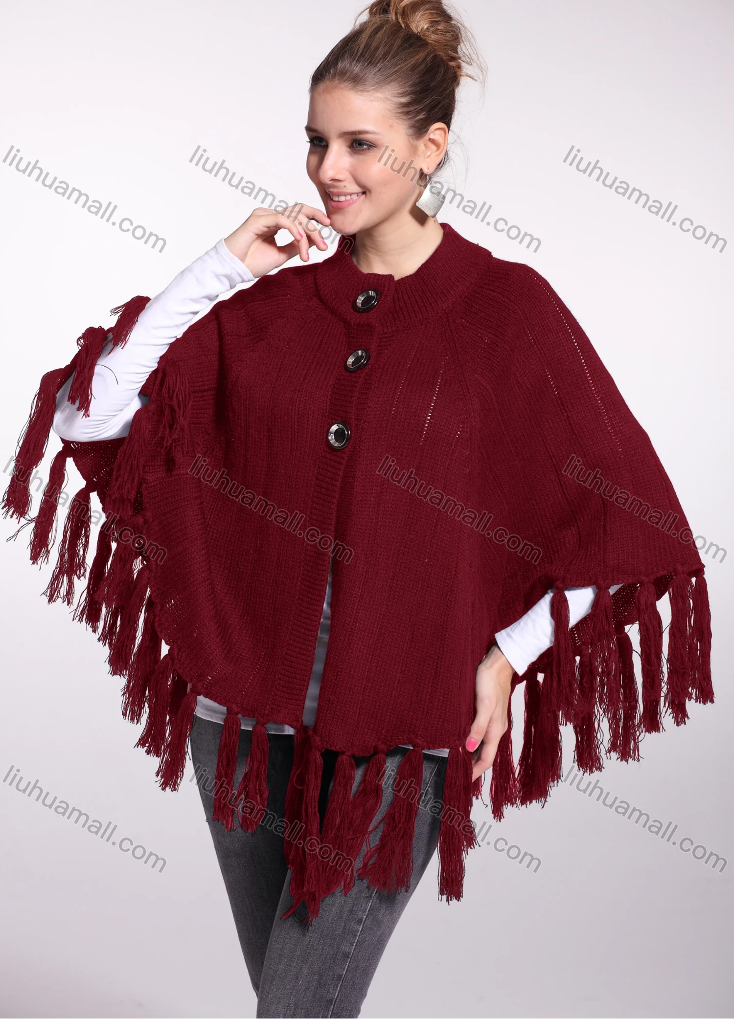 Wholesale Woman's Casual Plain Scarf Hem Fabric shawl 3131# - Liuhuamall