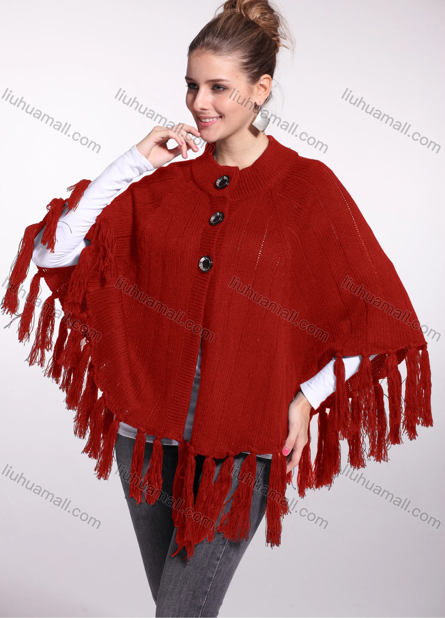 Wholesale Woman's Casual Plain Scarf Hem Fabric shawl 3131# - Liuhuamall