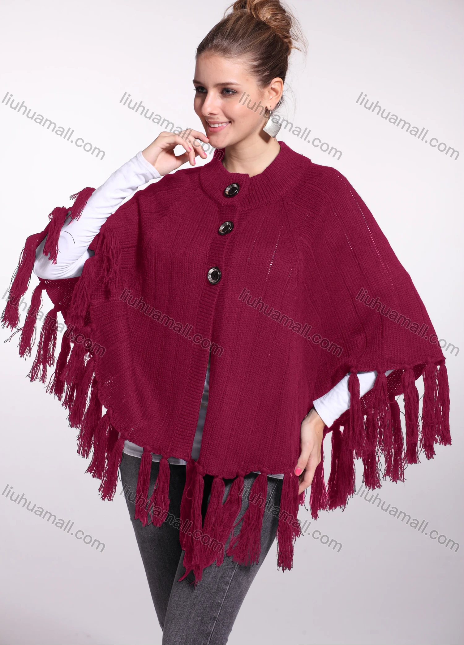 Wholesale Woman's Casual Plain Scarf Hem Fabric shawl 3131# - Liuhuamall