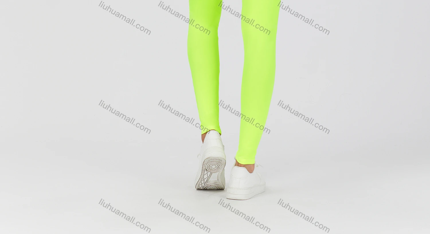 Wholesale Women's Sporty Plain High Waist Breathable Leggings 636# - Liuhuamall