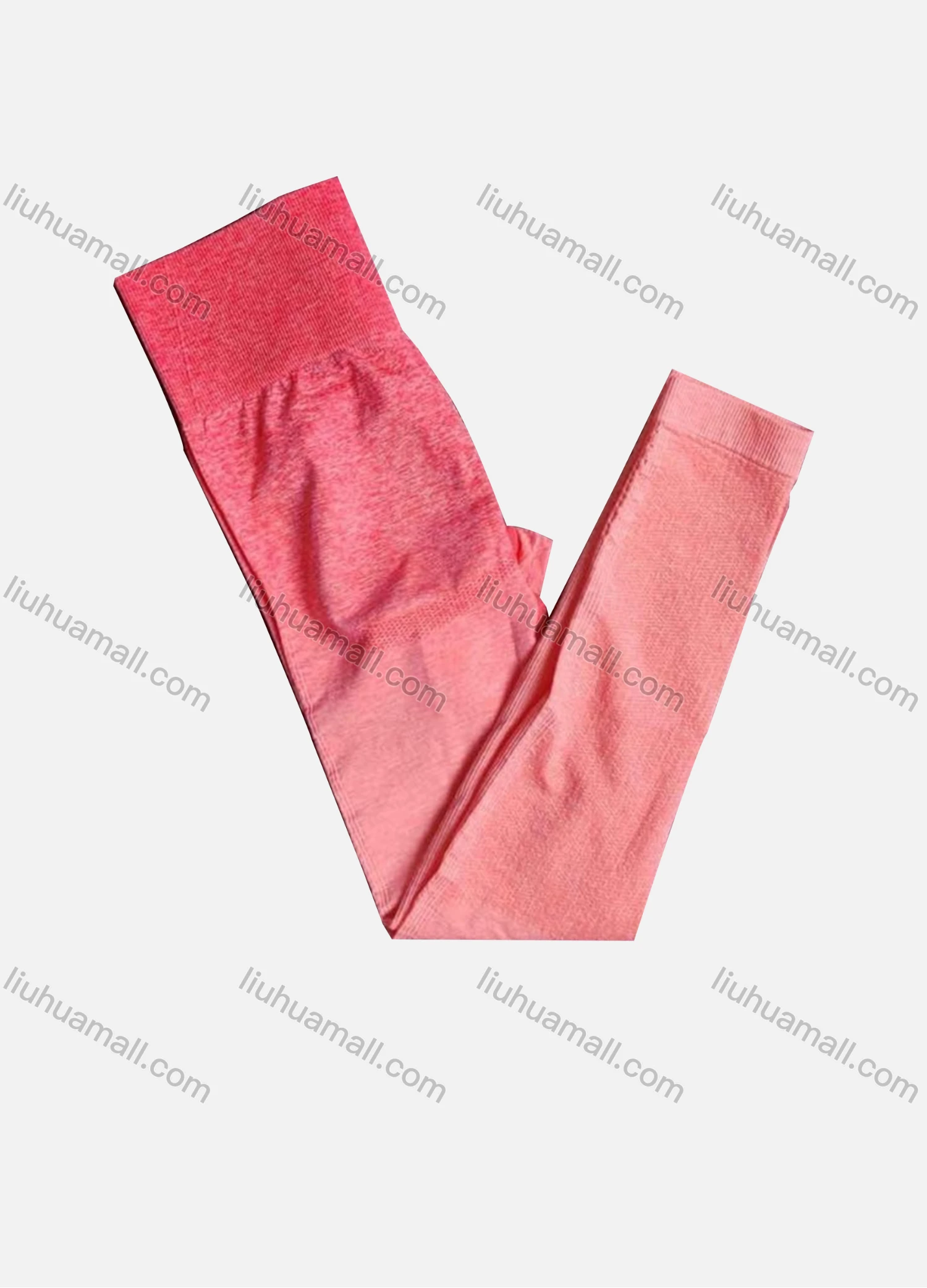Wholesale Women's Sporty Gradient Ribbed High Waist Stretchy Butt Lifting Yoga Pants GP-5309# - Liuhuamall