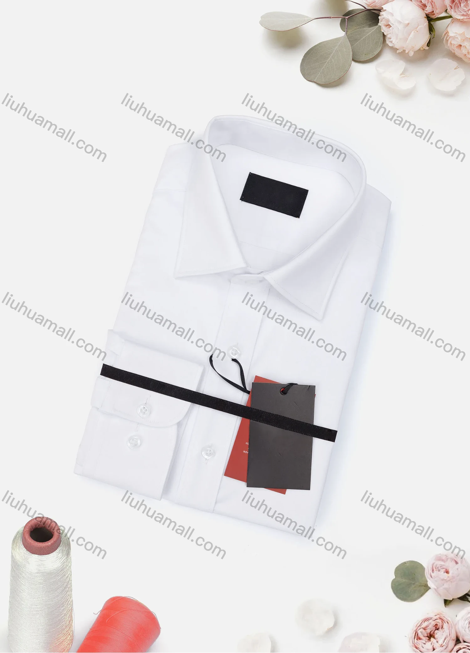 Wholesale Men's Casual Plain Long Sleeve Collared Button Down Shirt 0663-2# - Liuhuamall