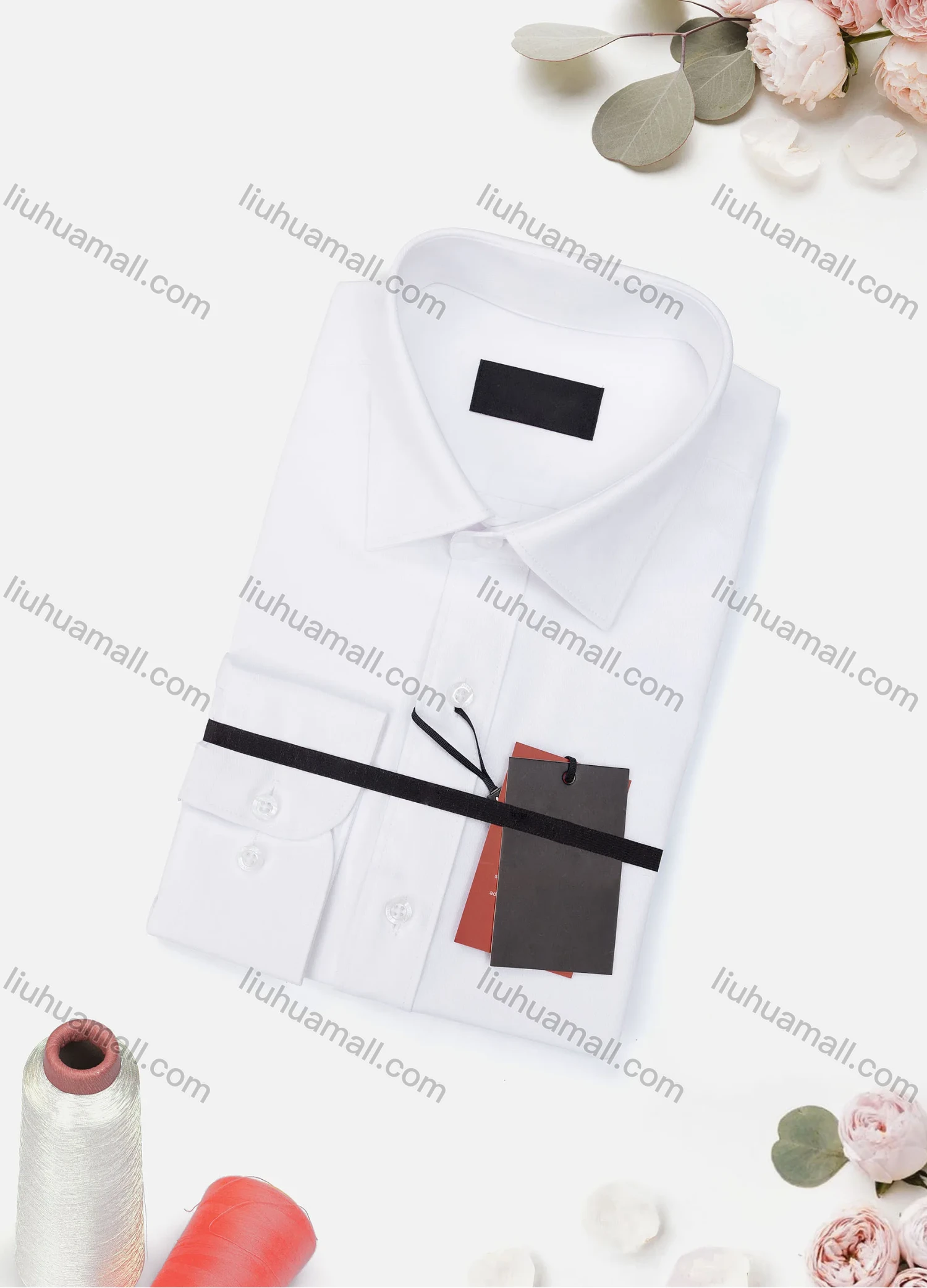 Wholesale Men's Casual Plain Long Sleeve Collared Button Down Shirt 8919-4# - Liuhuamall