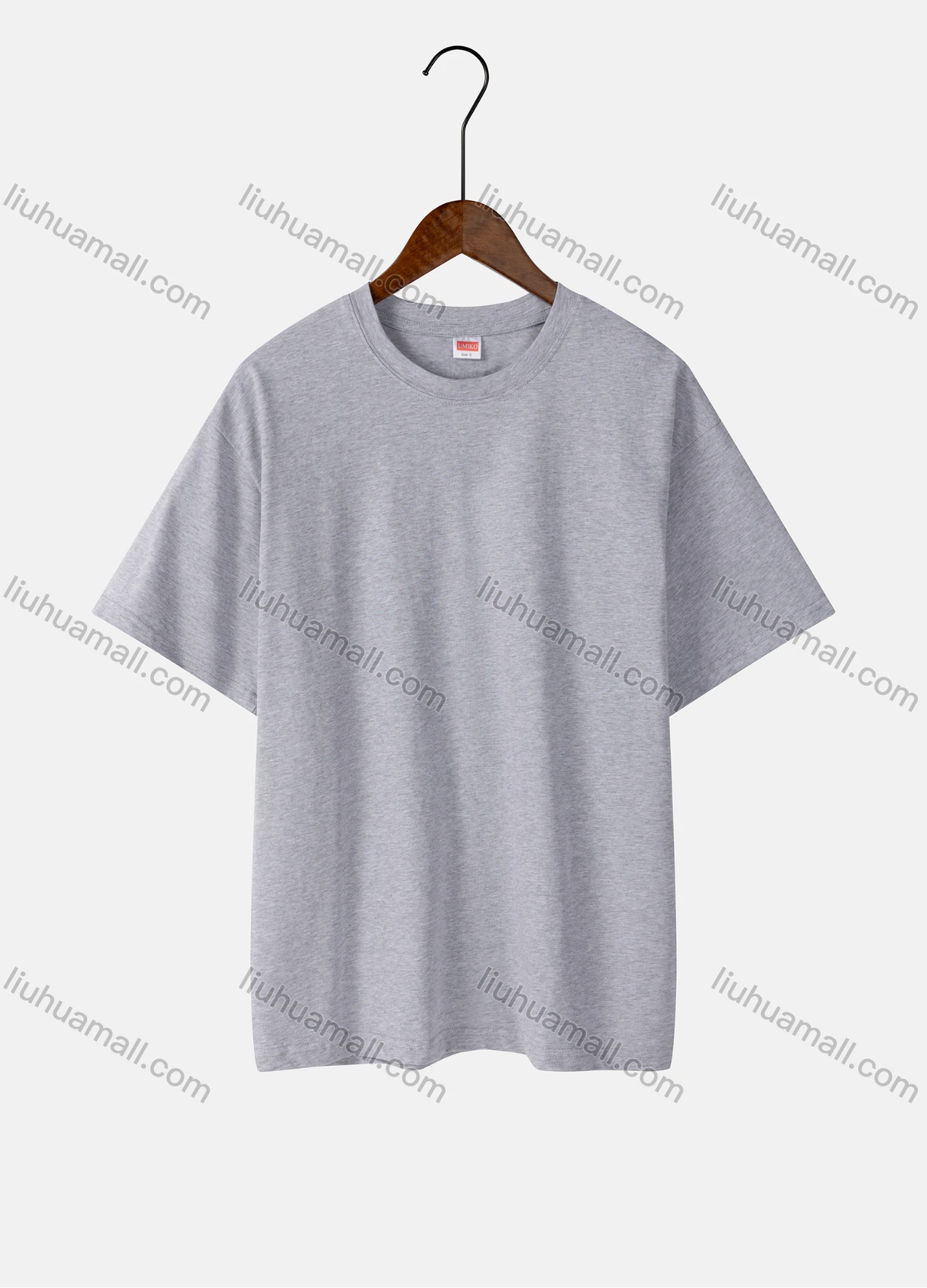 Wholesale Women's Basics Plain 100%Cotton Crew Neck Short Sleeve Casual T-shirt 0002# - Liuhuamall