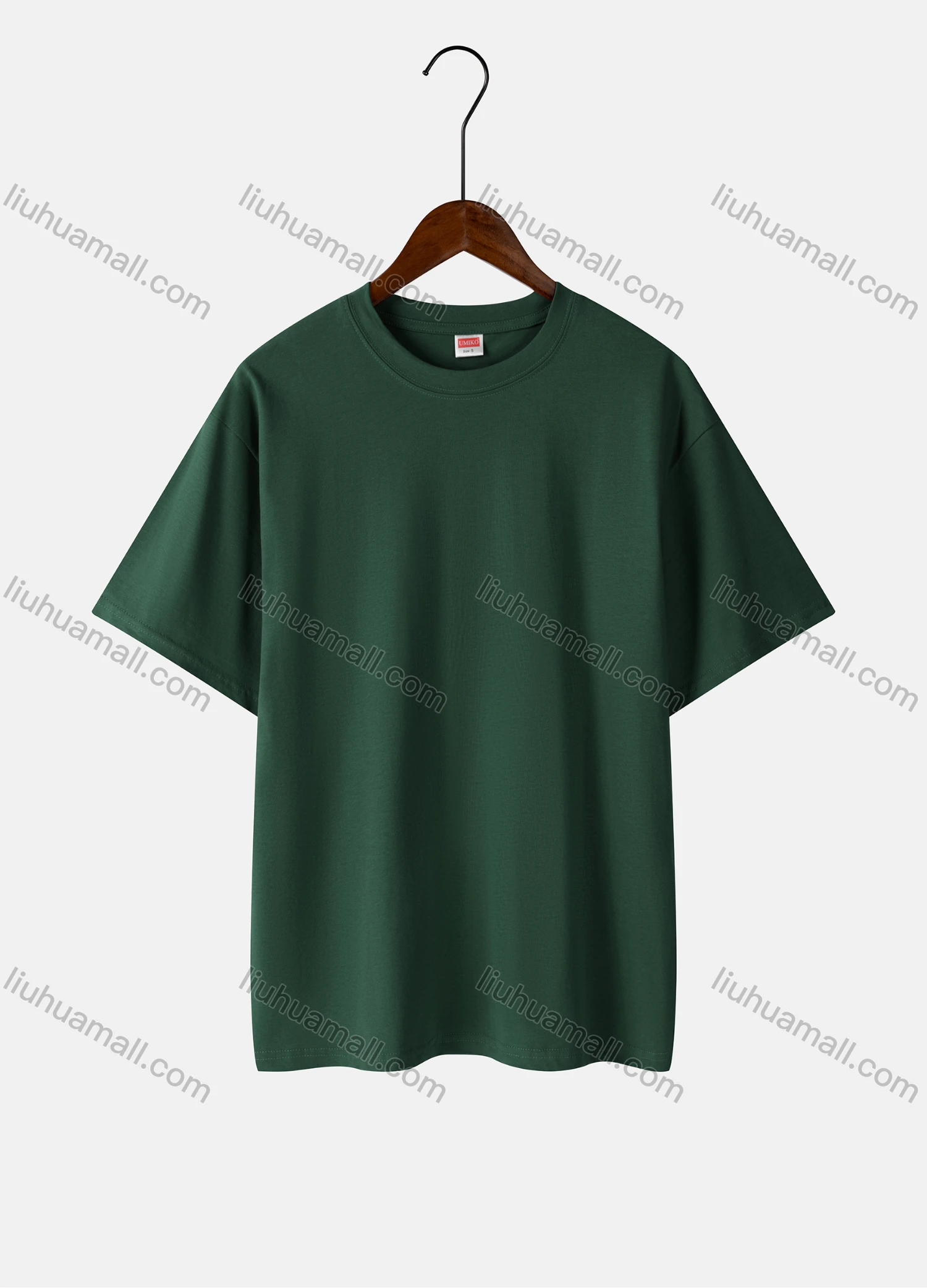 Wholesale Women's Basics Plain 100%Cotton Crew Neck Short Sleeve Casual T-shirt 0002# - Liuhuamall