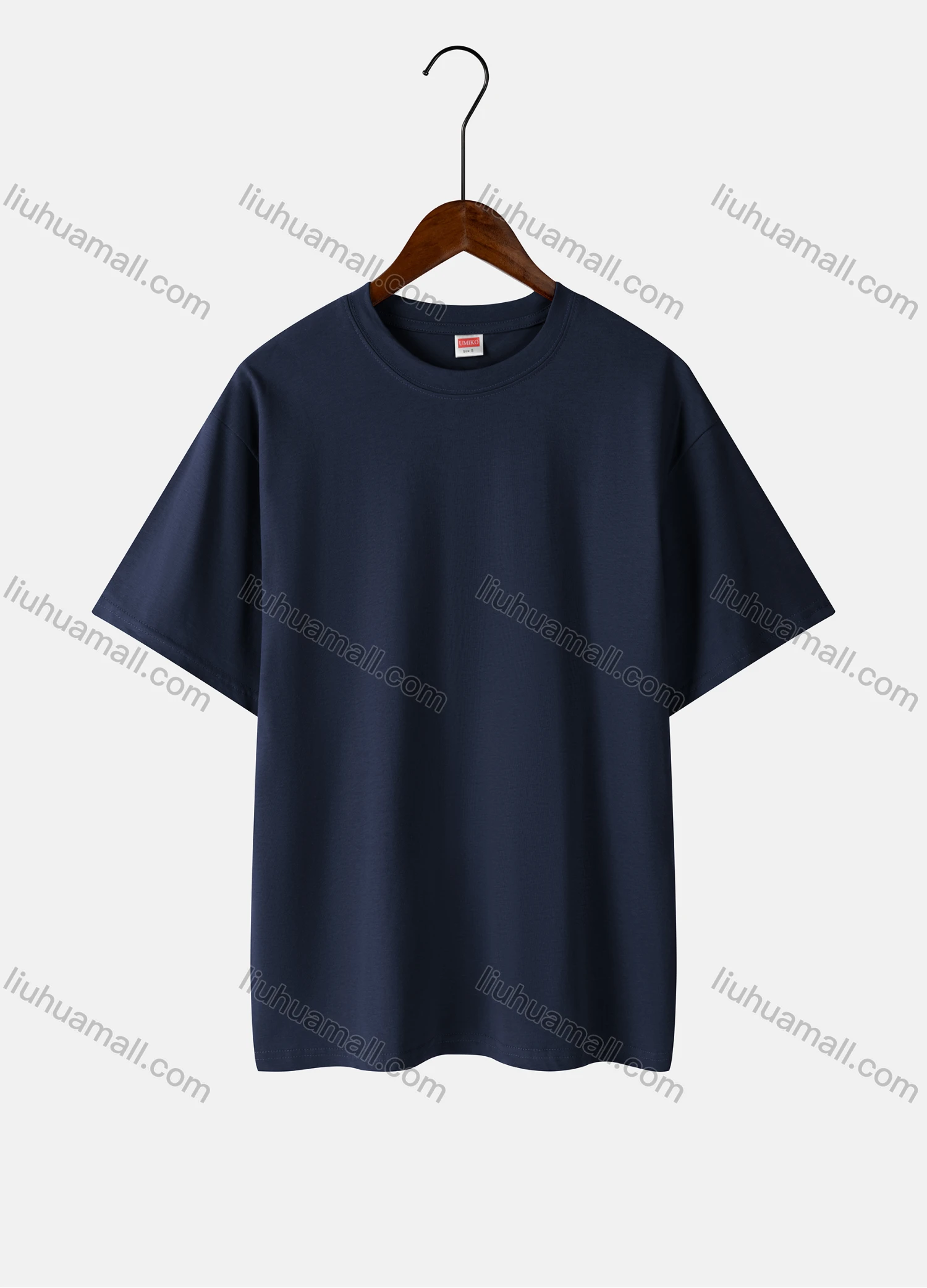 Wholesale Women's Basics Plain 100%Cotton Crew Neck Short Sleeve Casual T-shirt 0002# - Liuhuamall