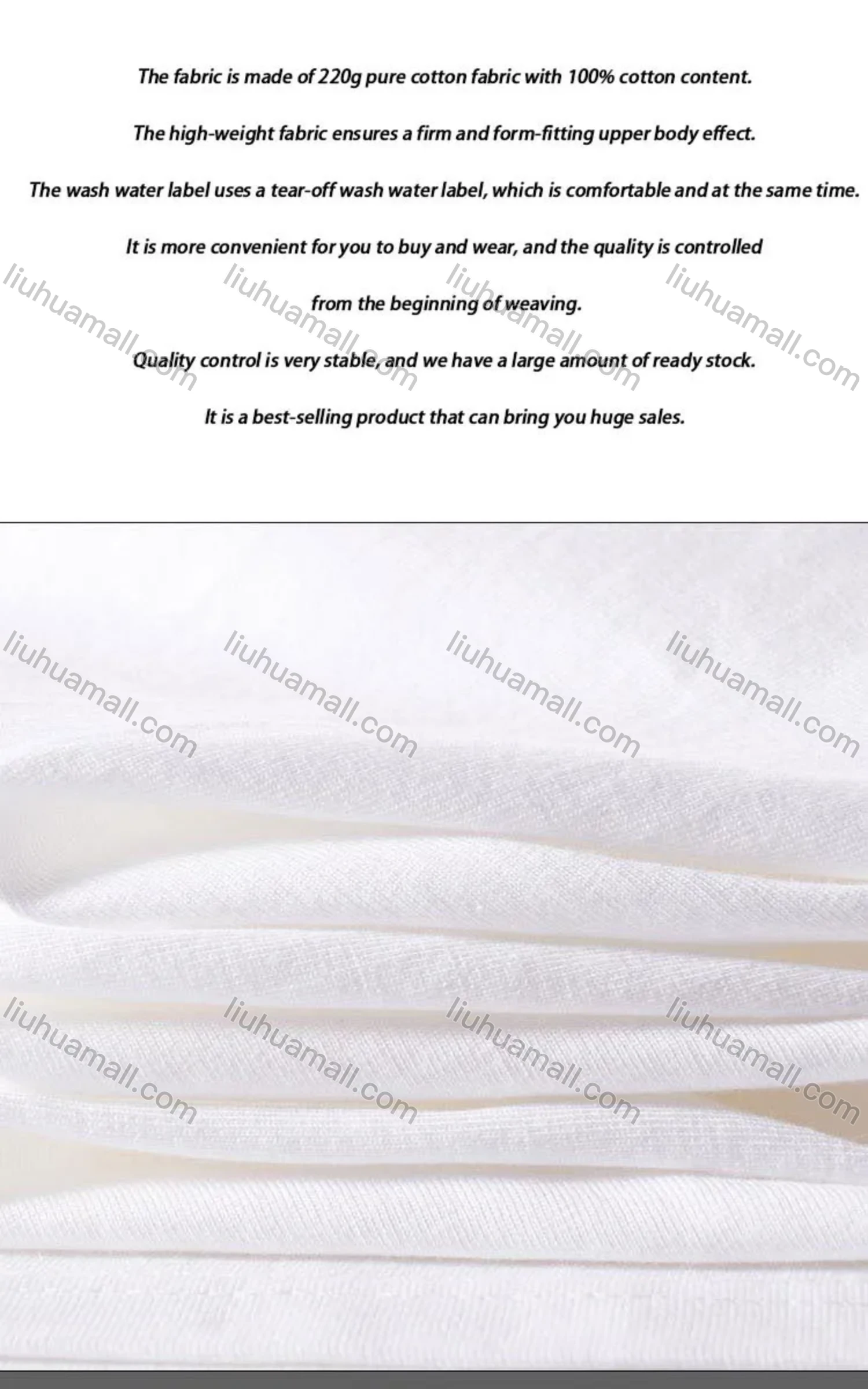 Wholesale Unisex Casual 100%Cotton Classic Round Neck Letter Print Short Sleeve Tee 17121# - Liuhuamall