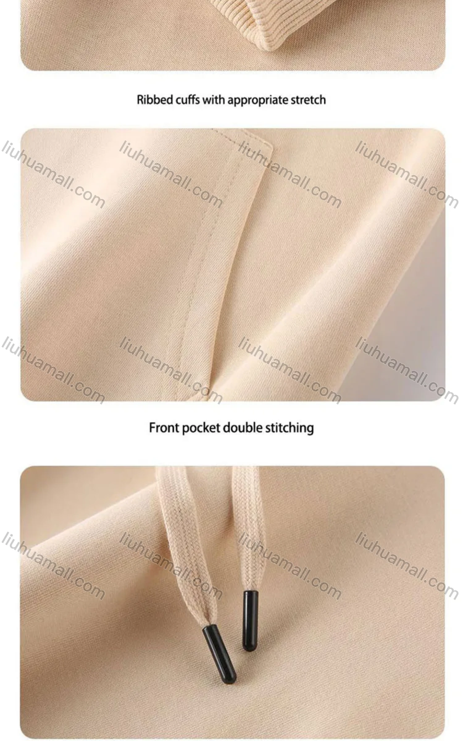 Wholesale Men's Casual 100%Cotton Letter Graphic Print Hoodies Drawstring Sweatshirts With Kangaroo Pocket LF30-5# - Liuhuamall