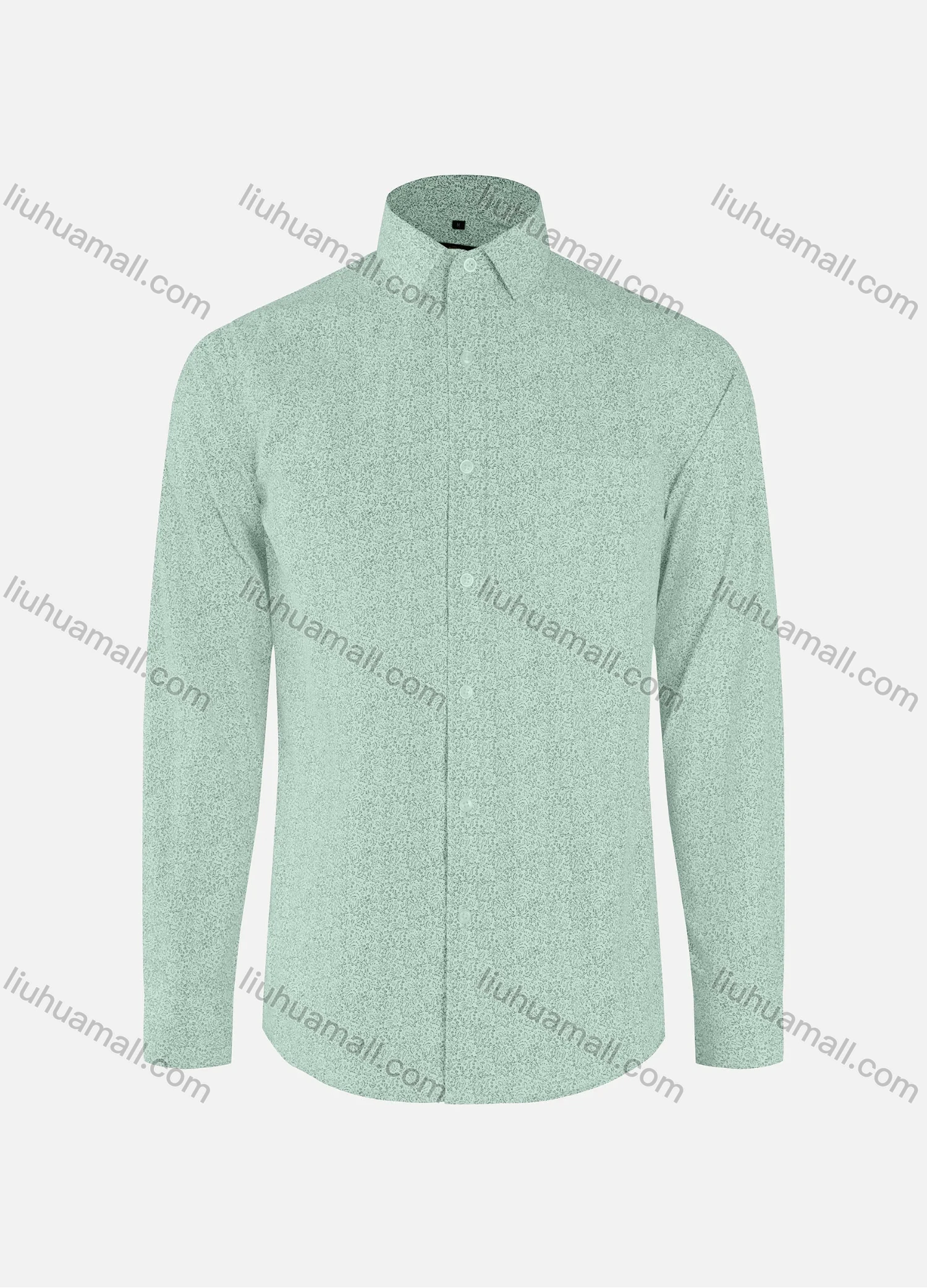 Wholesale Men's Vacation Allover Print Collared Button Down Patch Pocket Long Sleeve Shirts - Liuhuamall