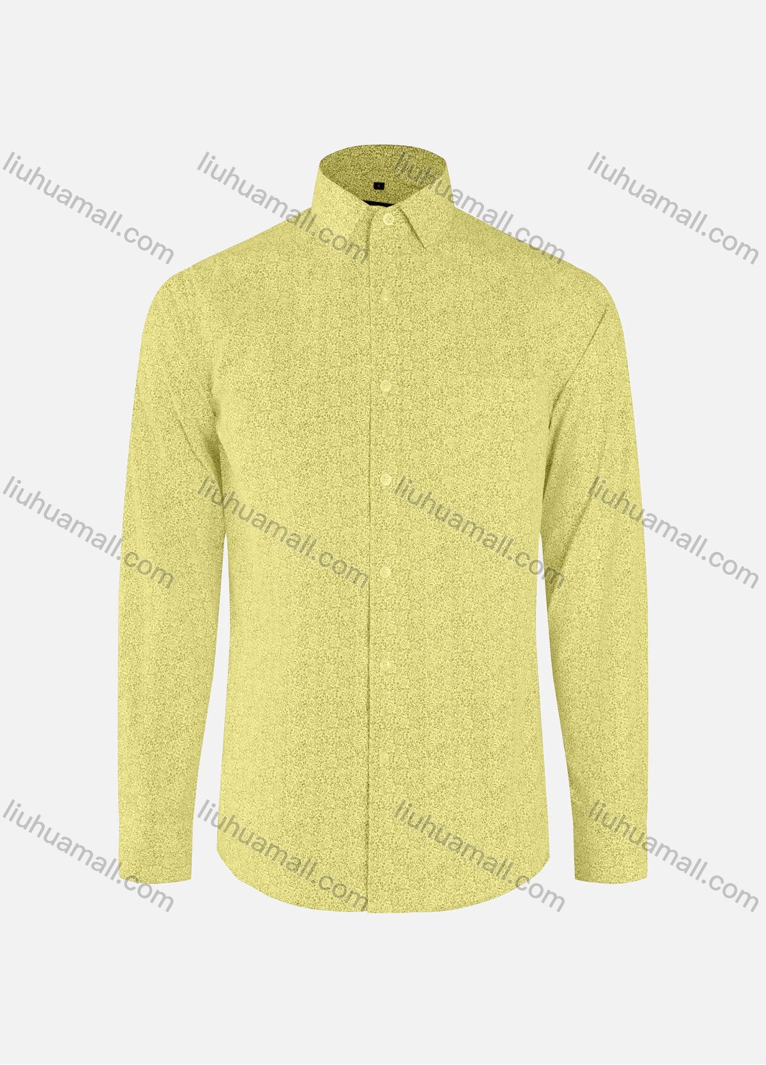 Wholesale Men's Vacation Allover Print Collared Button Down Patch Pocket Long Sleeve Shirts - Liuhuamall