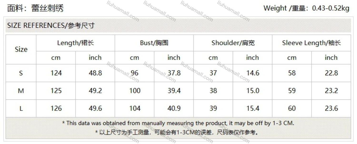 Wholesale Women's Elegant Guipure Lace High Waist Ruffle Trim Islamic Muslim Midi Dress - Liuhuamall