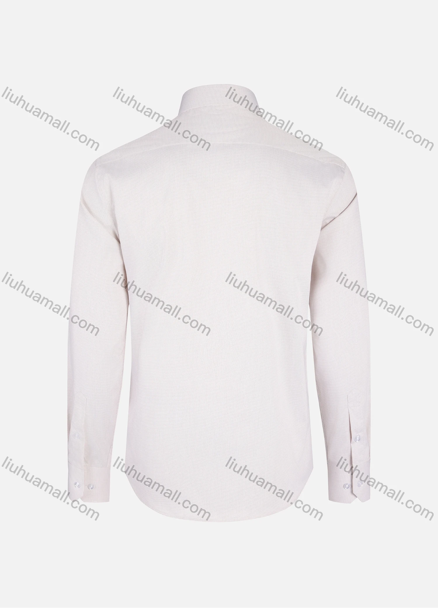 Wholesale Men's Casual Plain Collared Button Down Long Sleeve Shirts - Liuhuamall