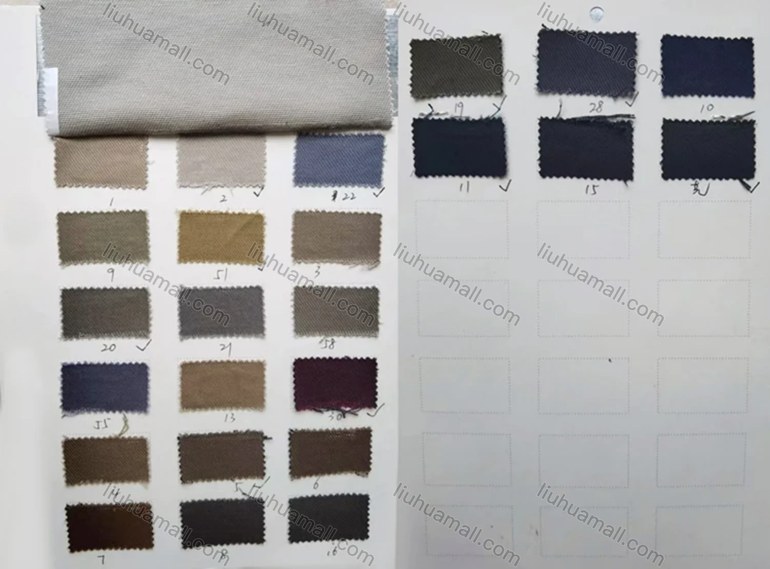 Wholesale Men's Casual Plain 100%Cotton Patch Pocket Button Closure Slim Fit Straight Leg Pant D0961# - Liuhuamall