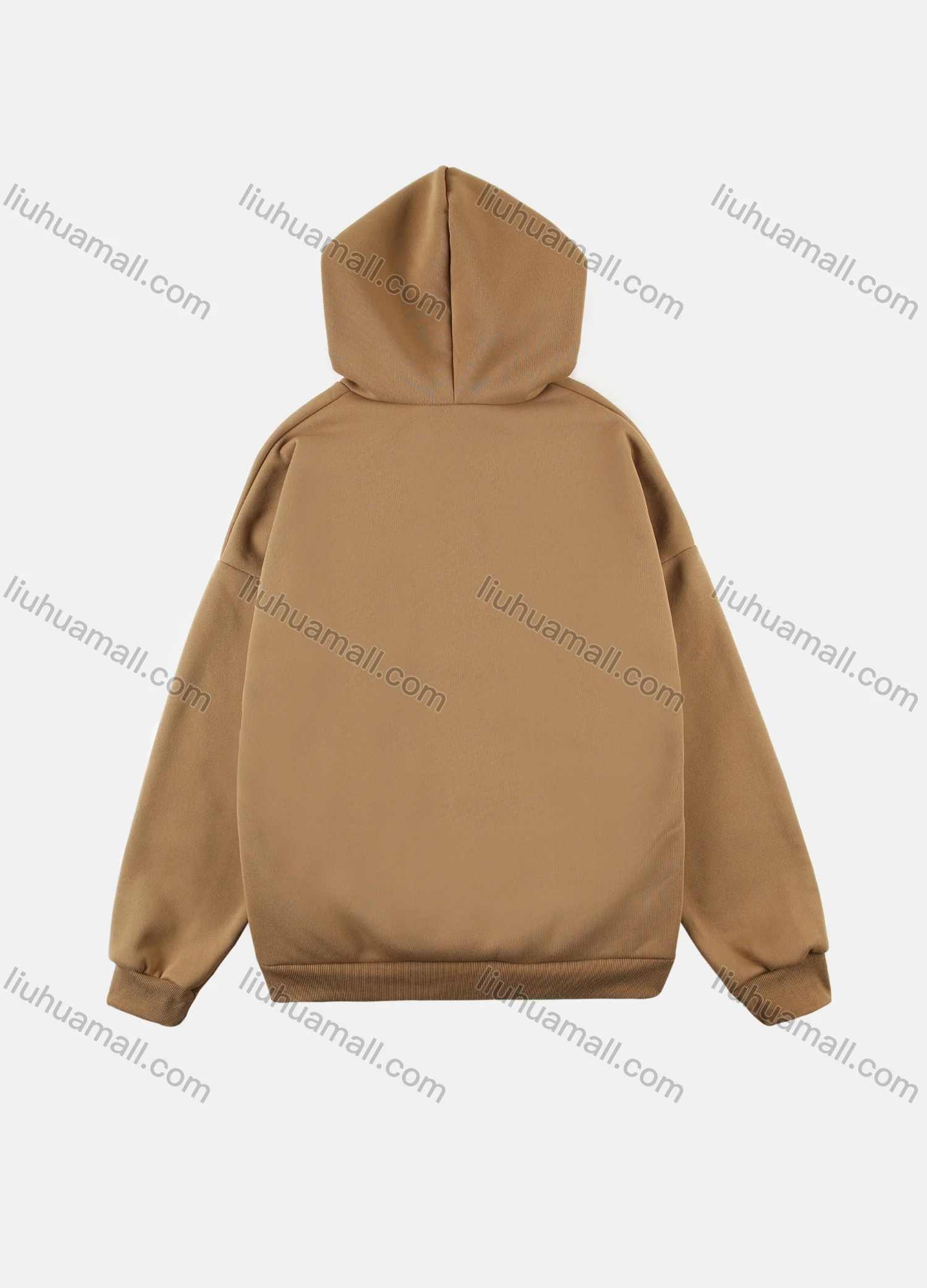 Wholesale Women's Basic Long Sleeve Plain Thermal Lined Sweatshirt Hoodie With Kangaroo Pocket - Liuhuamall