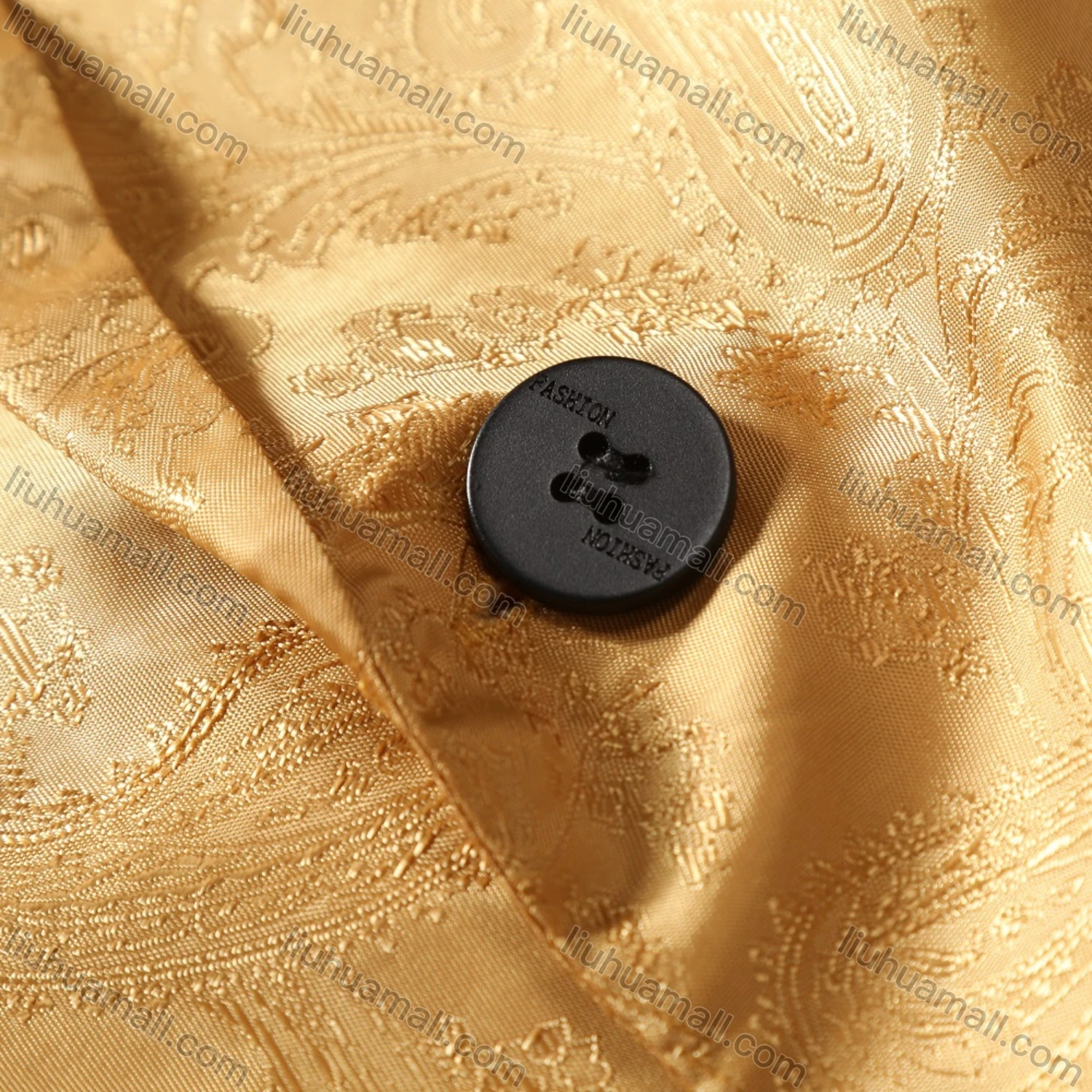 Wholesale Men's Formal Paisley Print Lapel Patch Pocket One Button Evening Suit Jacket - Liuhuamall