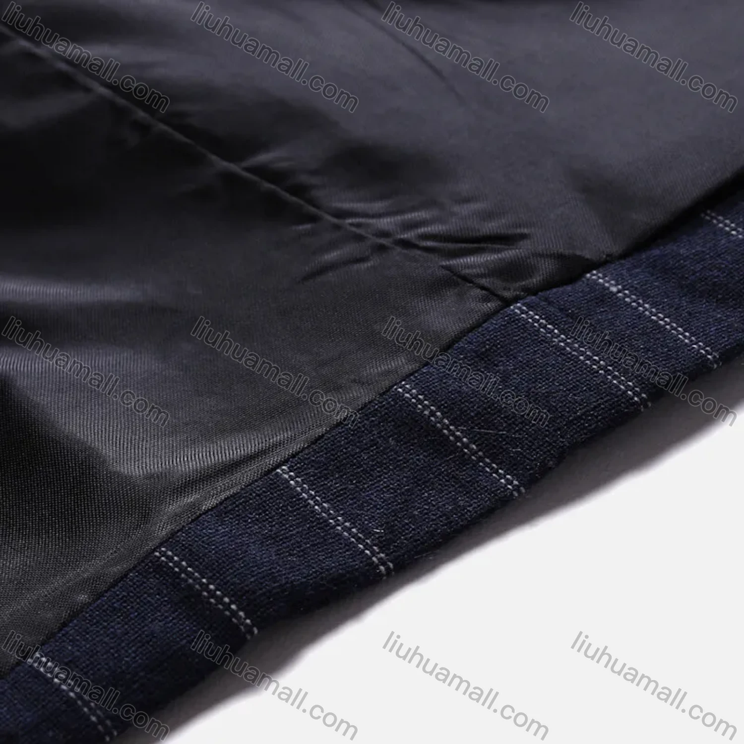 Wholesale Men's Formal & Casual Striped Double Breasted Lapel Patch Pocket Suit Jacket - Liuhuamall