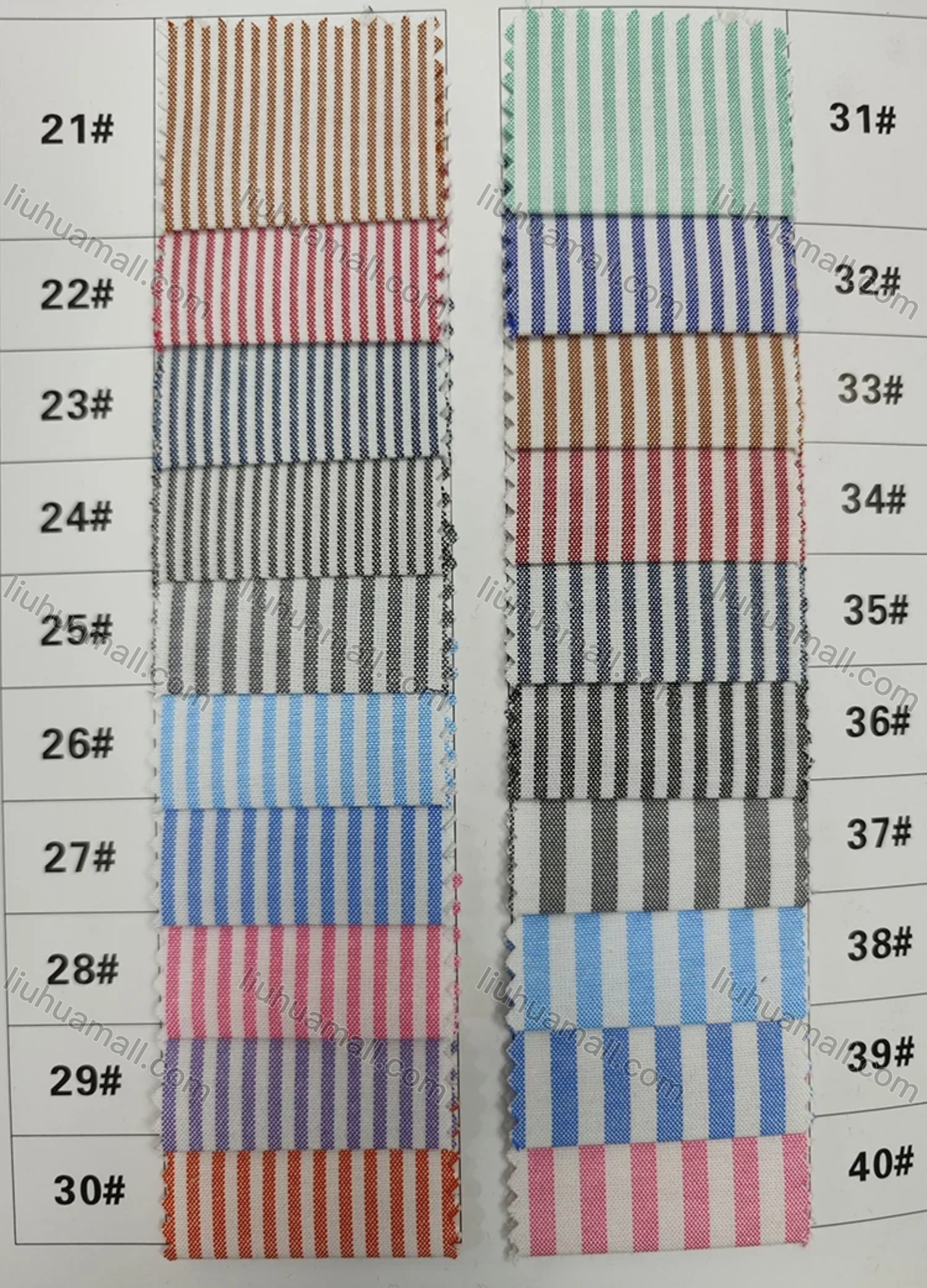 Wholesale Men's Casual Striped Button Down Long Sleeve Shirts YM001# - Liuhuamall