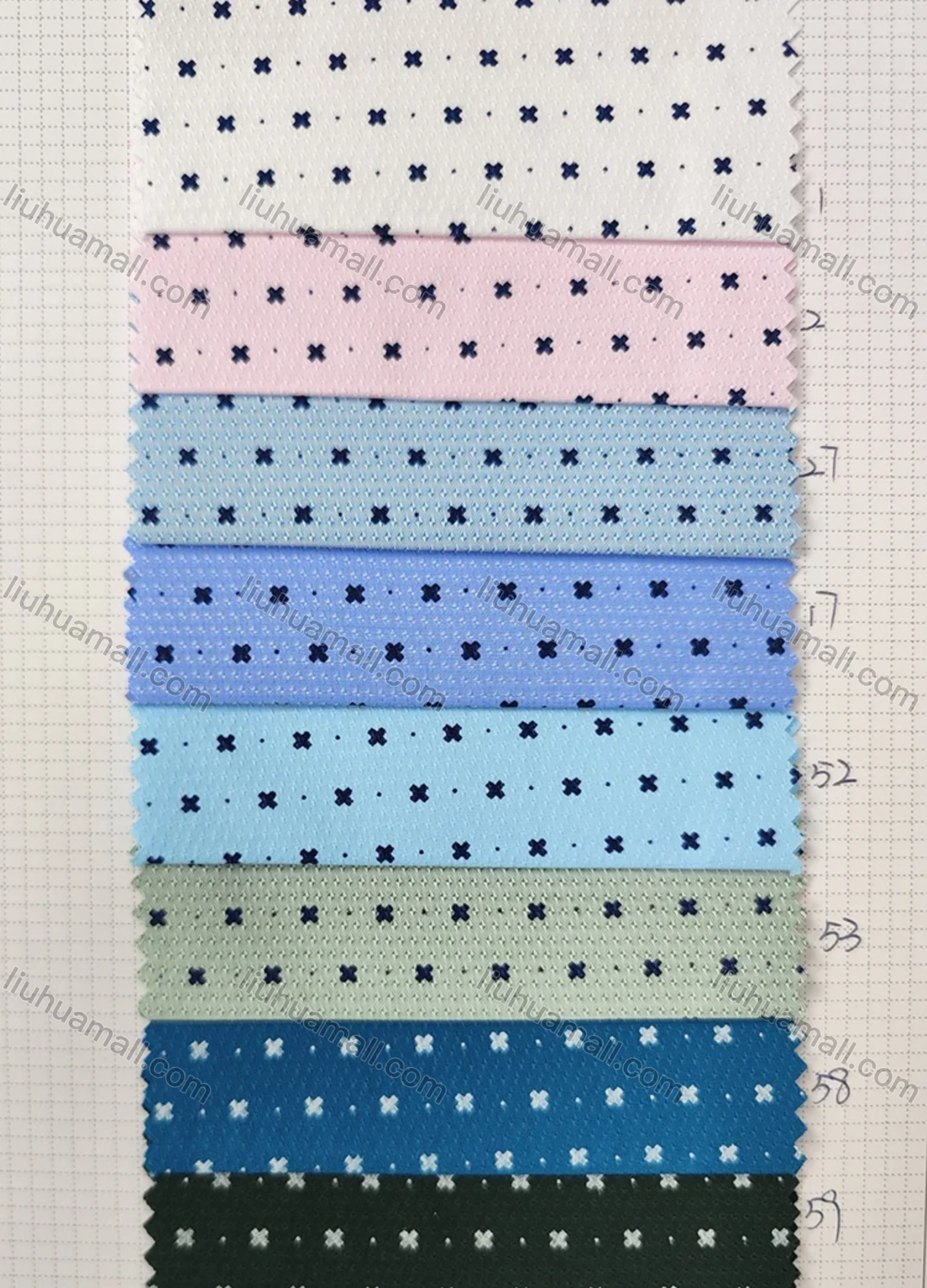 Wholesale Men's Casual Allover Print Button Down Long Sleeve Shirts YM005# - Liuhuamall