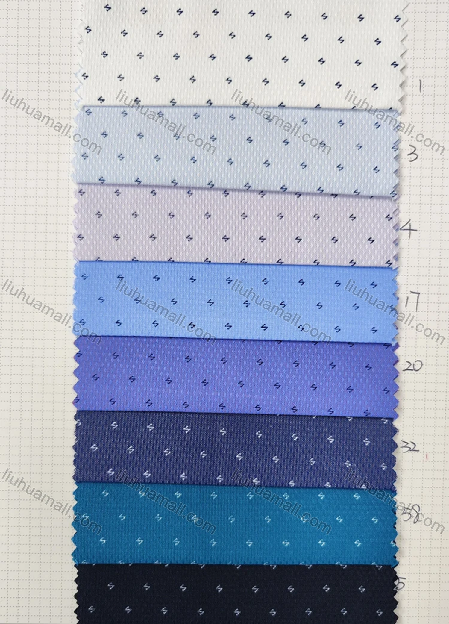 Wholesale Men's Casual Allover Print Button Down Long Sleeve Shirts YM005# - Liuhuamall