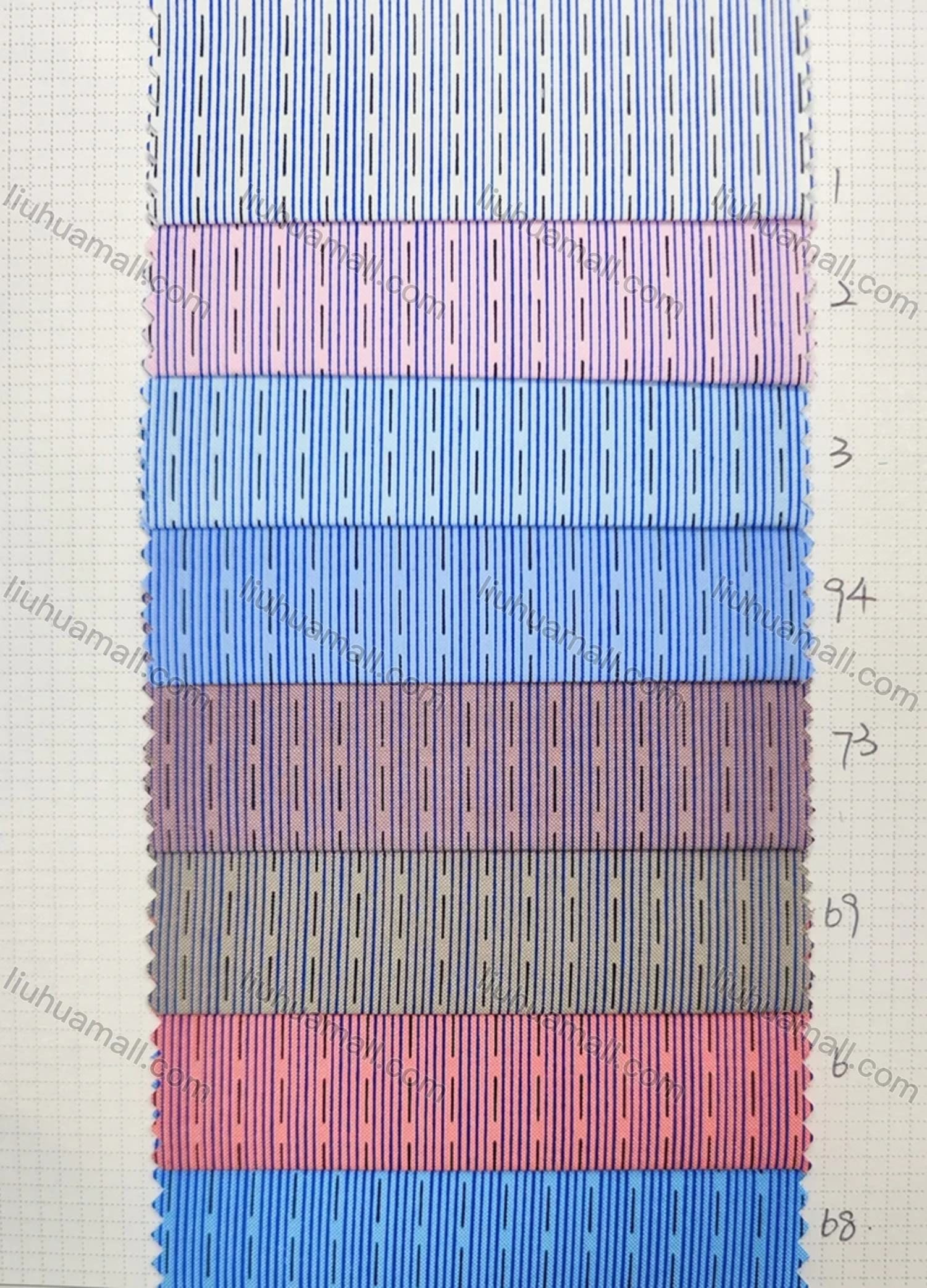 Wholesale Men's Casual Allover Print Button Down Long Sleeve Shirts YM005# - Liuhuamall