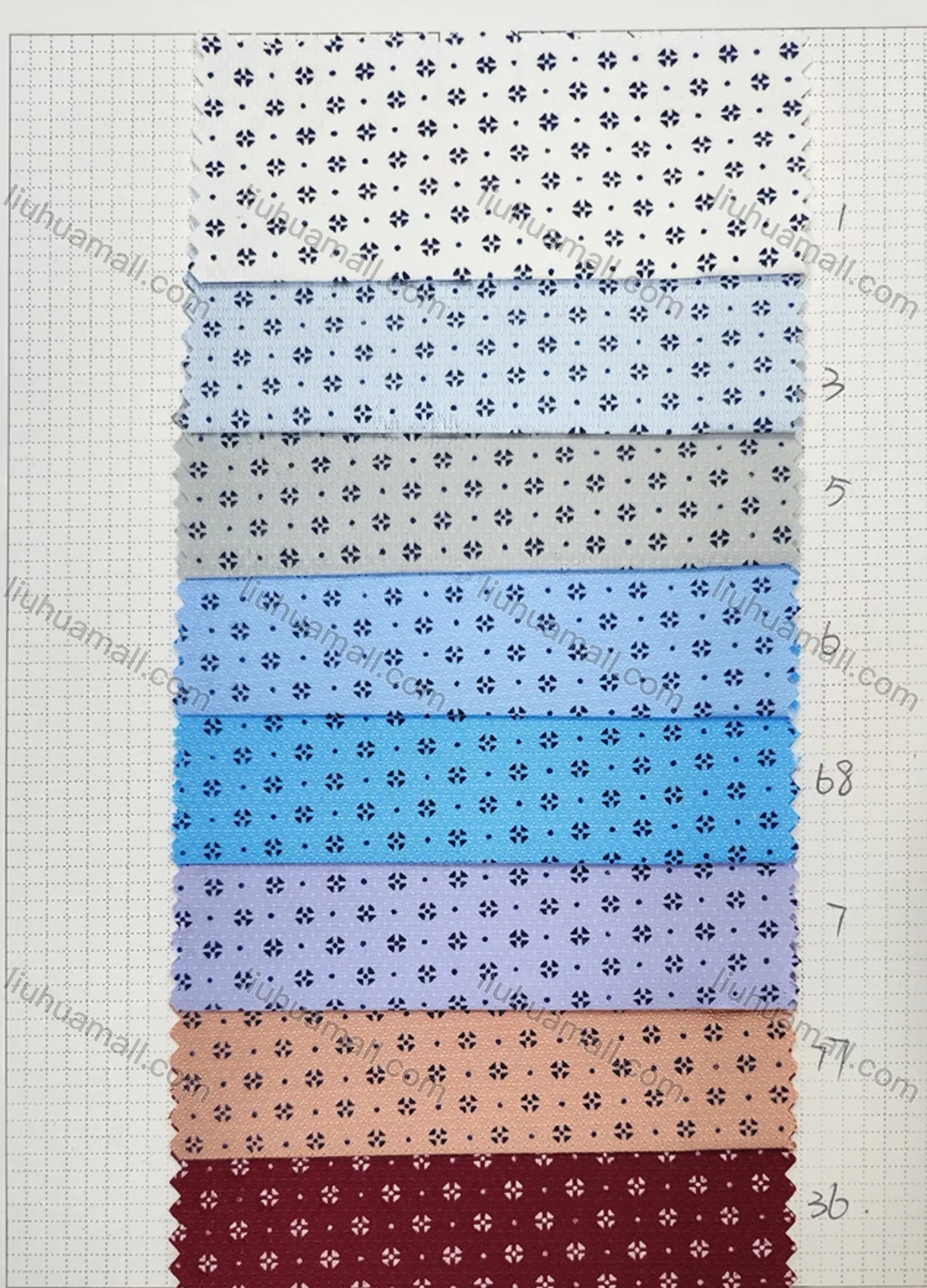 Wholesale Men's Casual Allover Print Button Down Long Sleeve Shirts YM005# - Liuhuamall