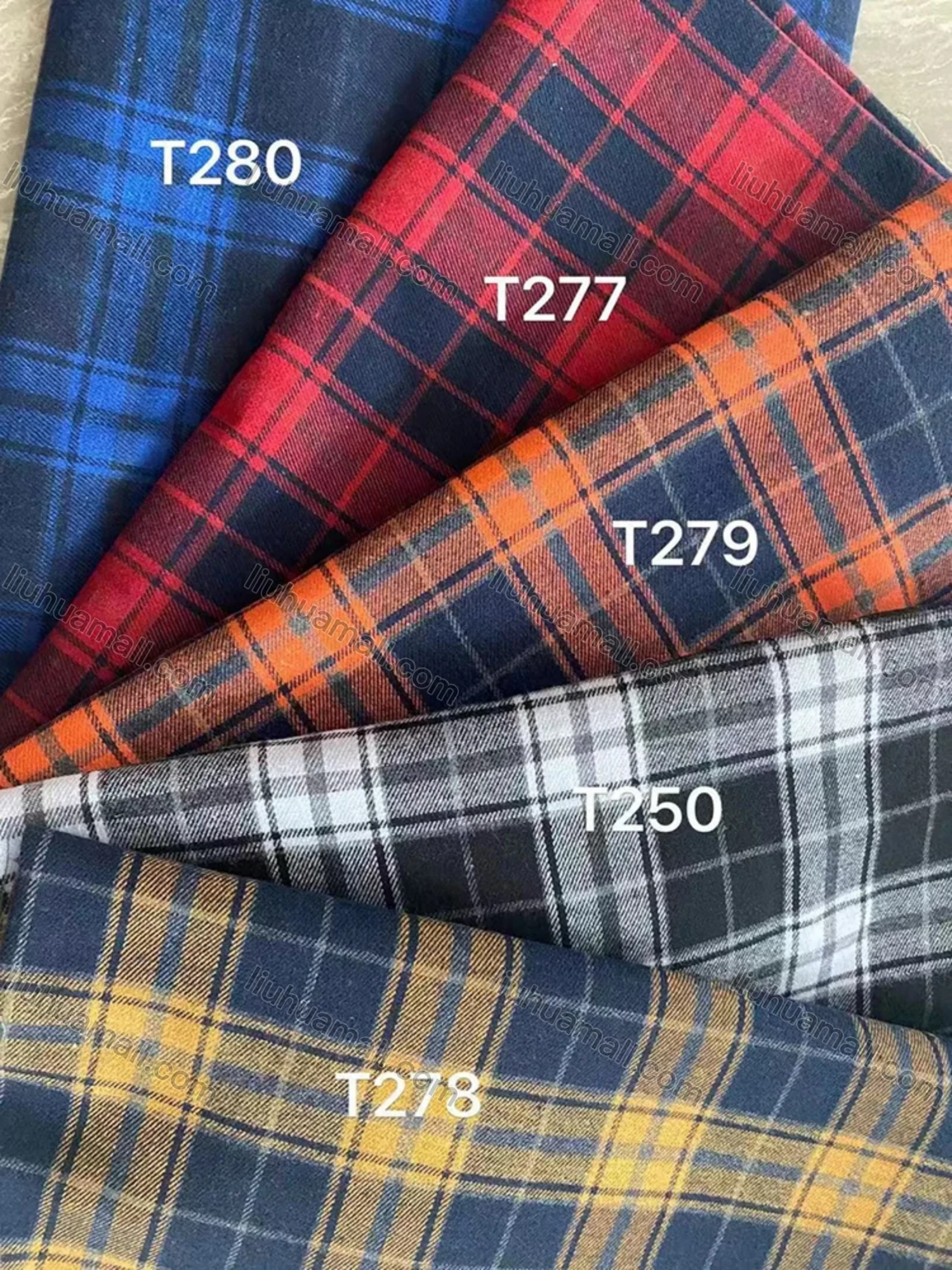 Wholesale Men's Casual Plaid Print Button Down Long Sleeve Shirts YM010# - Liuhuamall