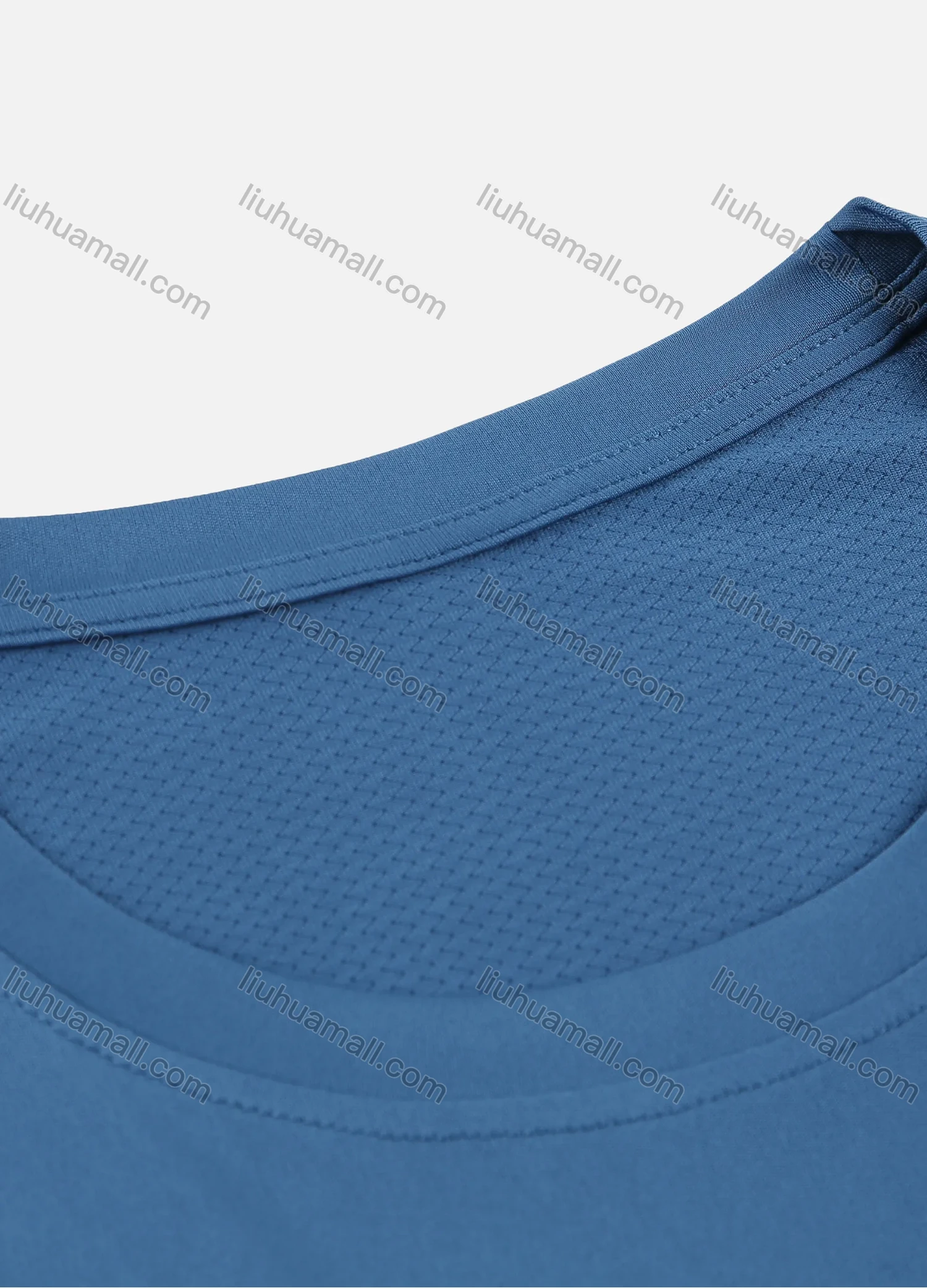 Wholesale Men's Solid Round Neck Dry Fast Breathable Short Sleeve Soprt T-Shirt - Liuhuamall